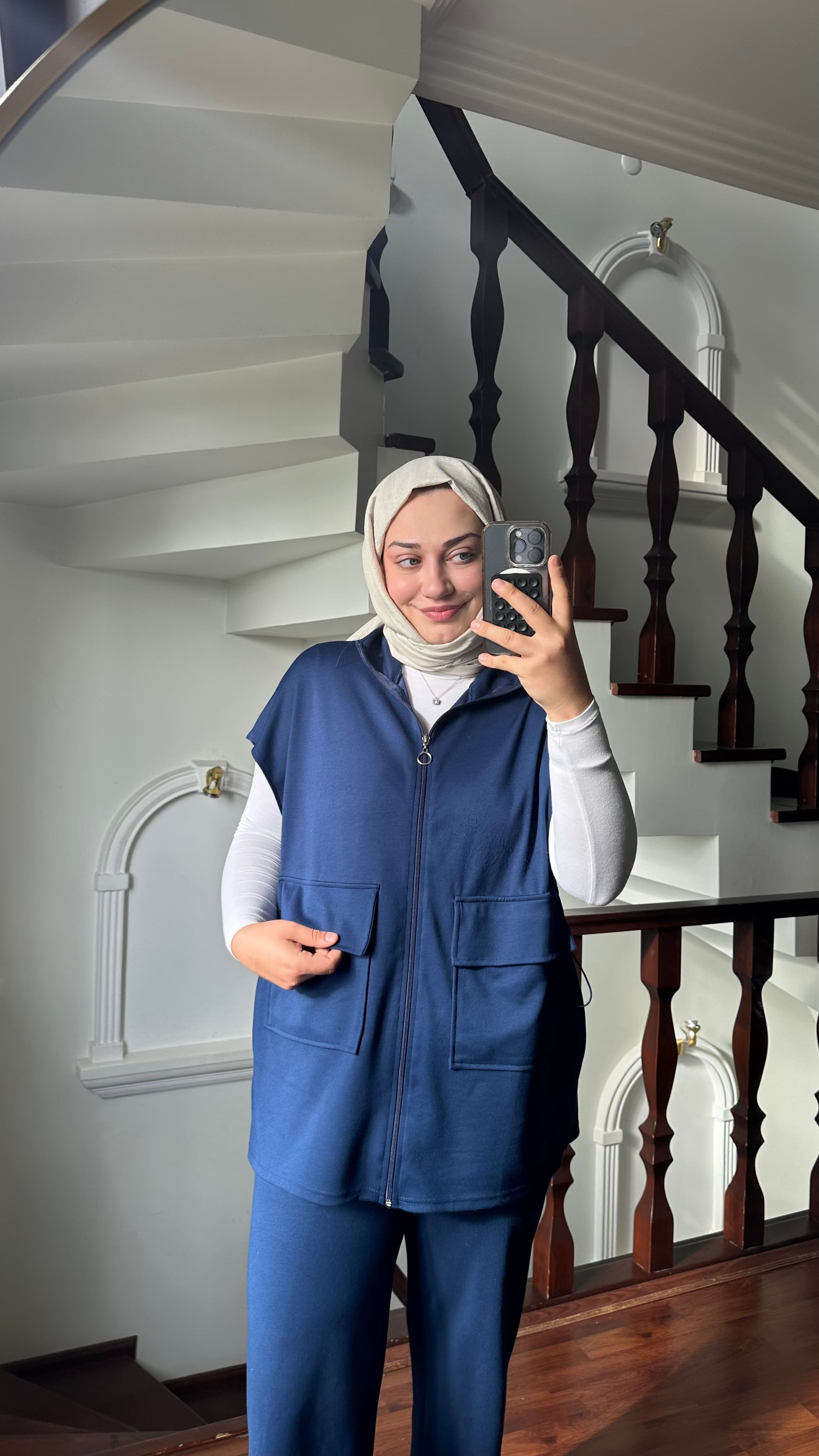 Yelekli Spor  Takım-Lacivert
