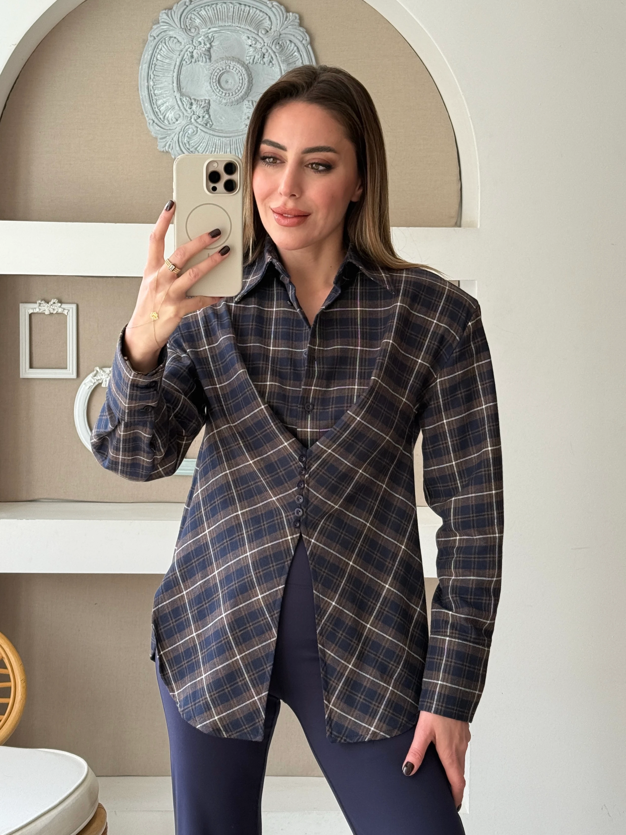 Tasarım Ekose Gömlek