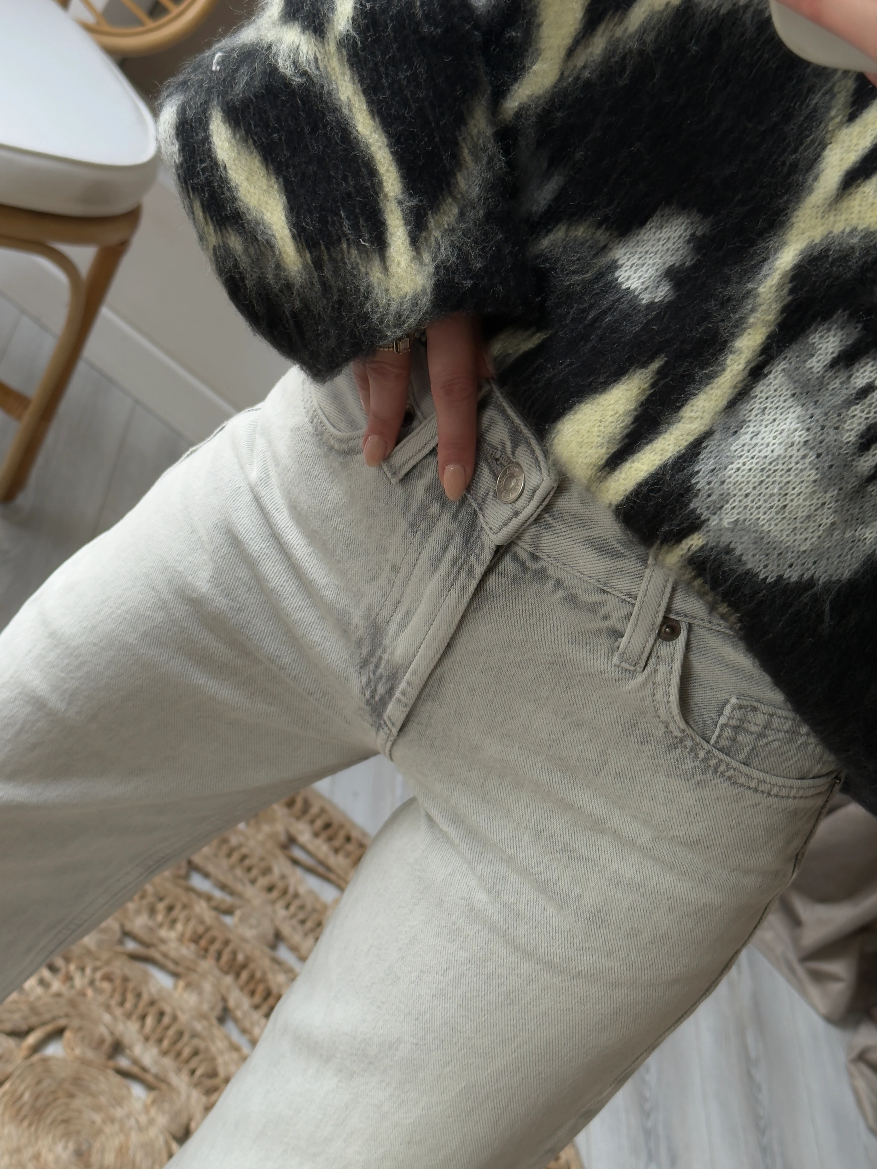 Orjinal Marka Açık Gri Jean