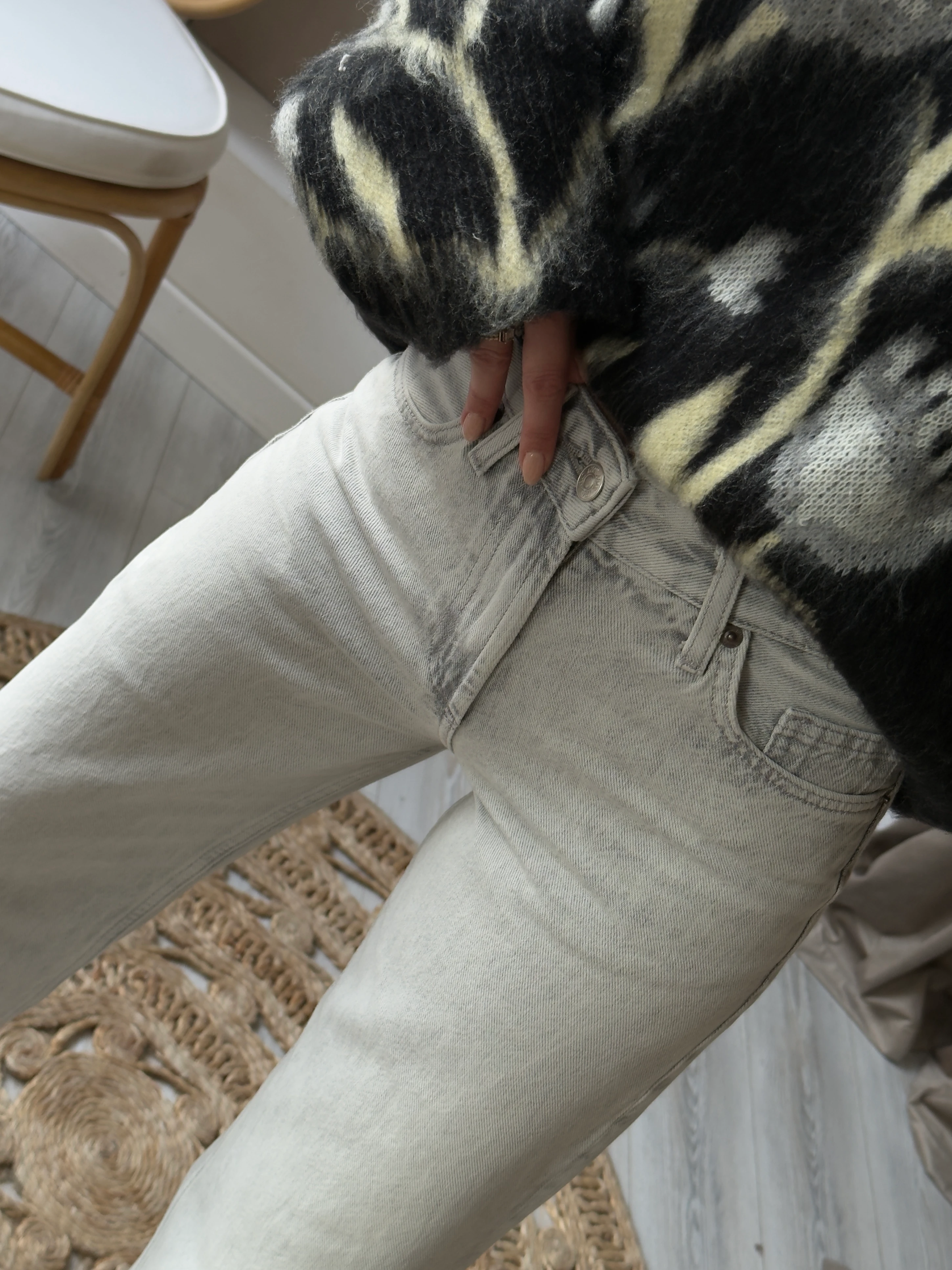 Orjinal Marka Açık Gri Jean