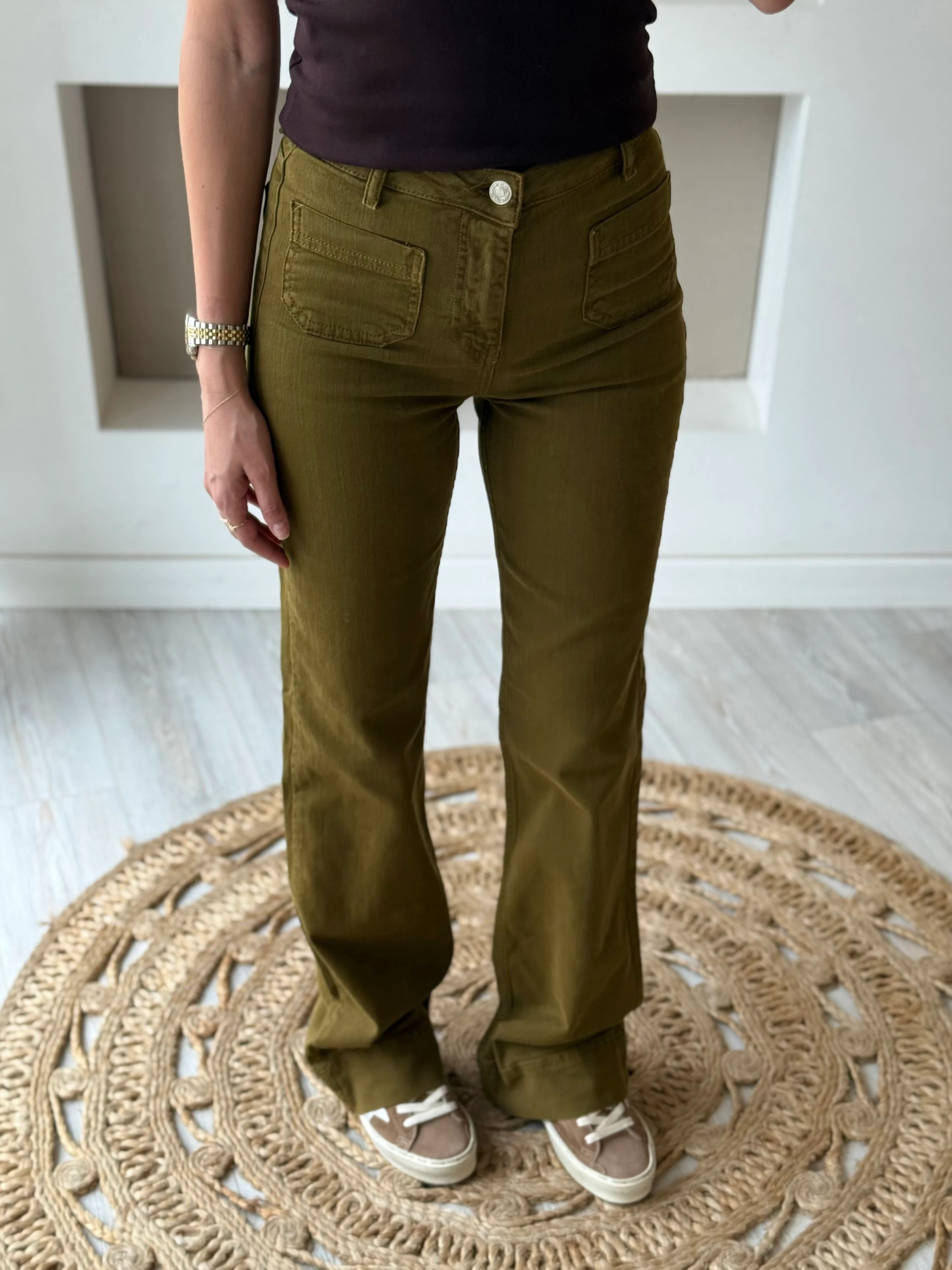 Orjinal Marka Yeşil Jean