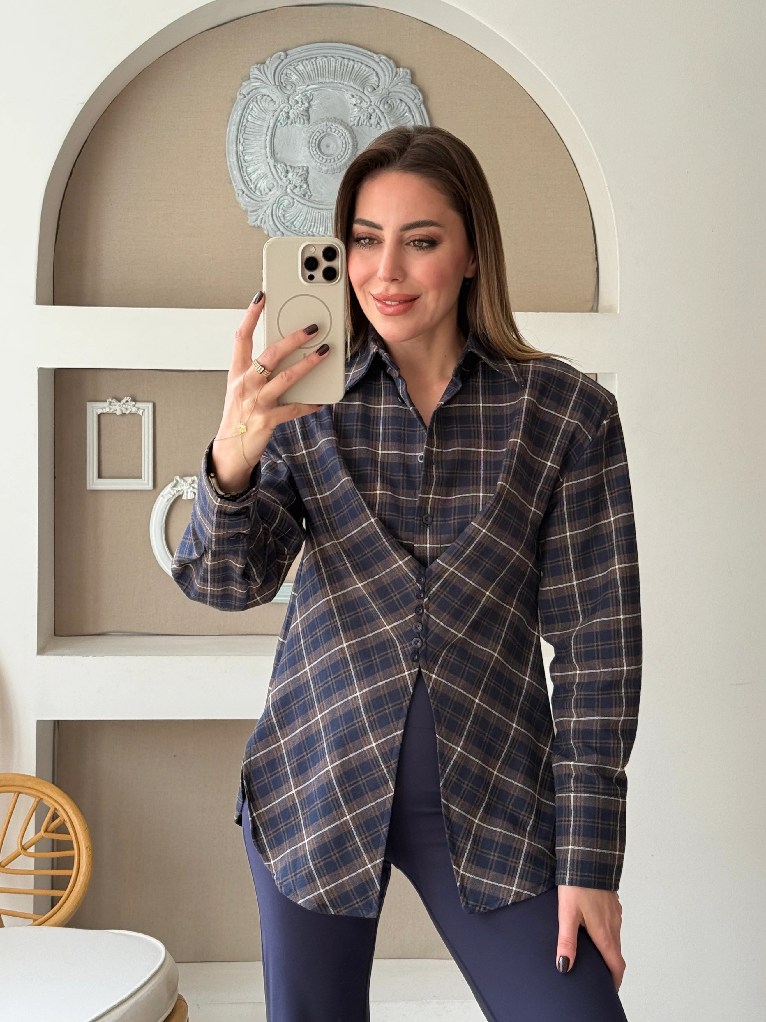 Tasarım Ekose Gömlek