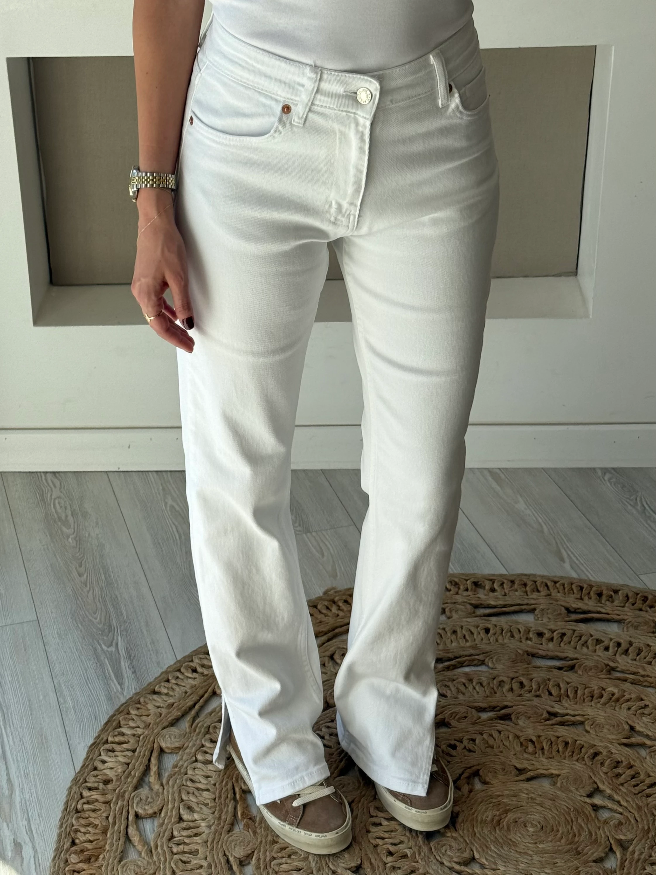 Paçası Yırtmaç Detaylı Orjinal Marka Jean