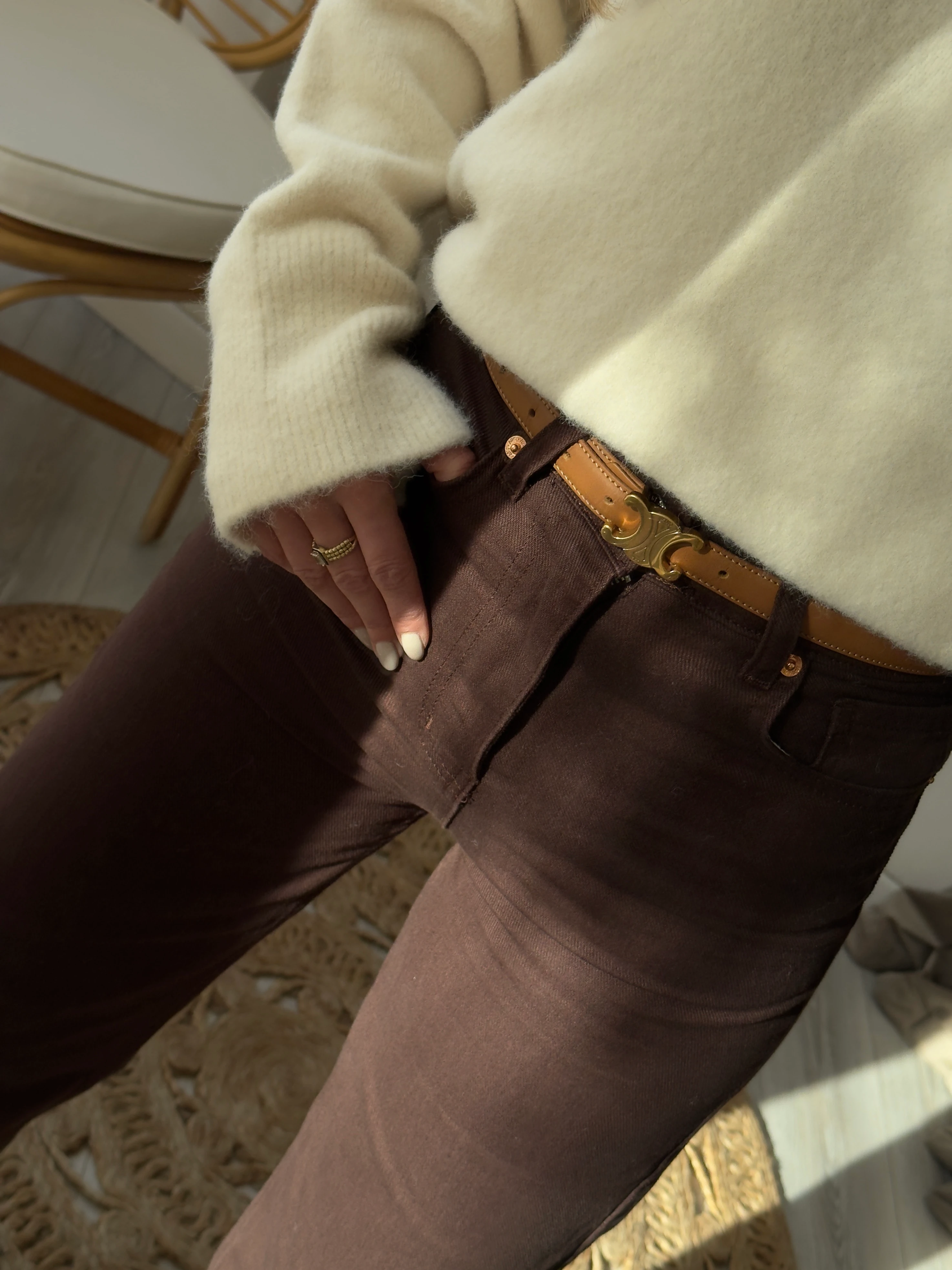 Kahverengi Straight ZR Jean