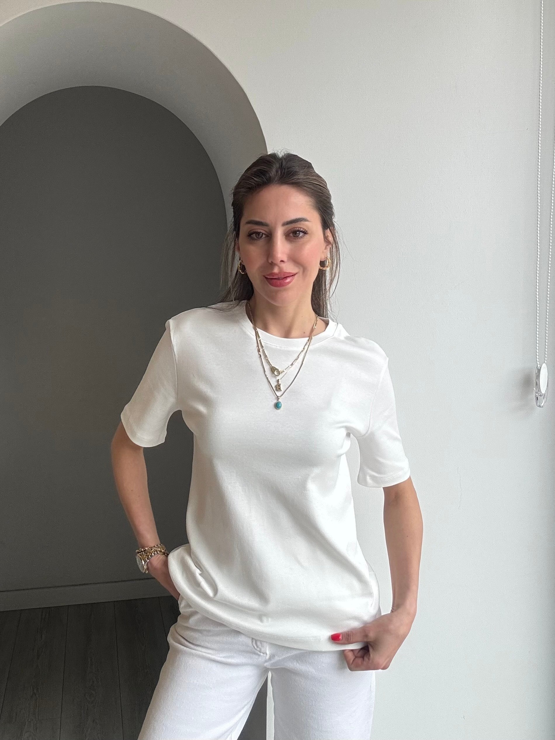 MD Beyaz Renk Tshirt