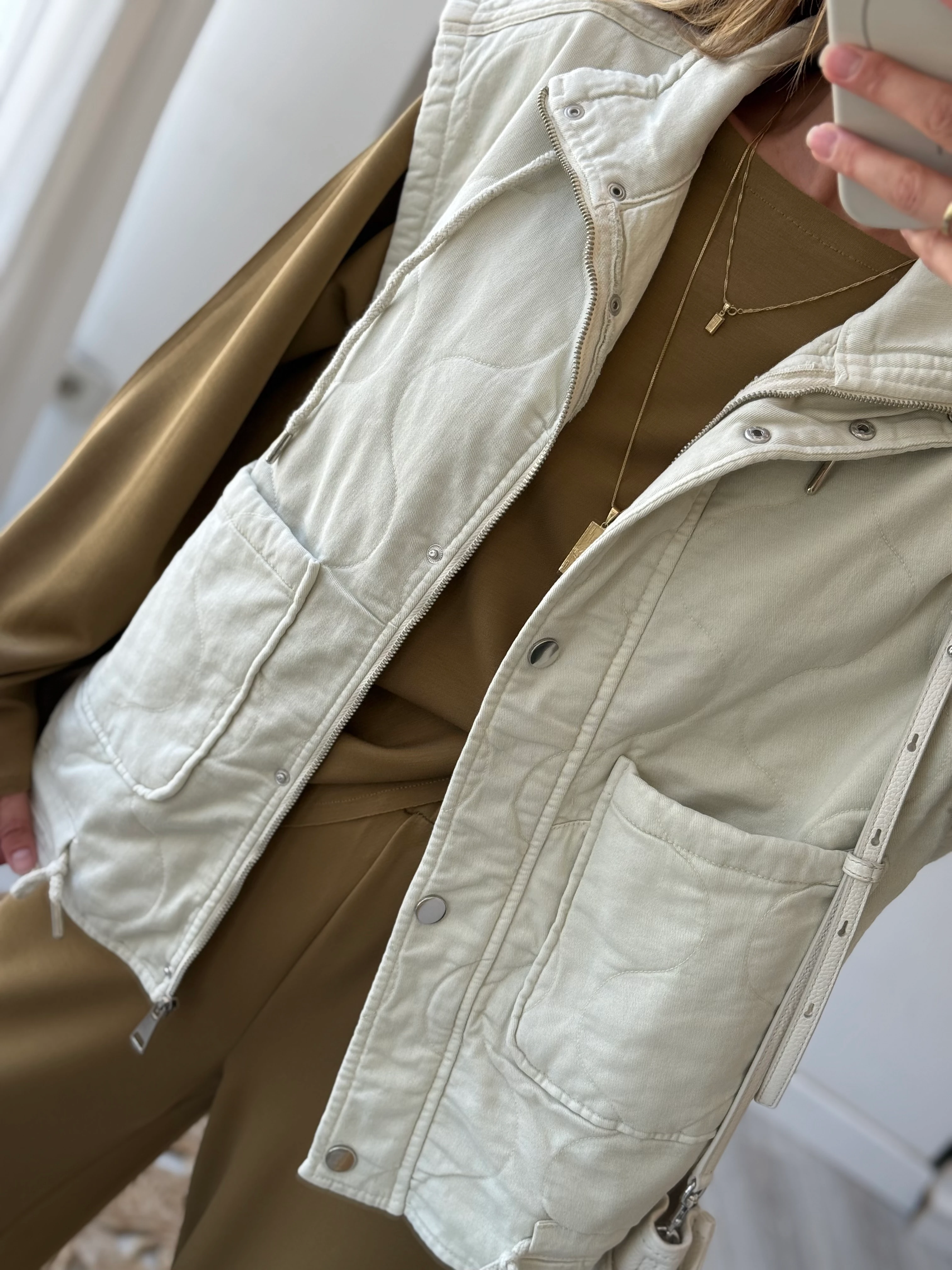 Kapitone Gabardin Yelek