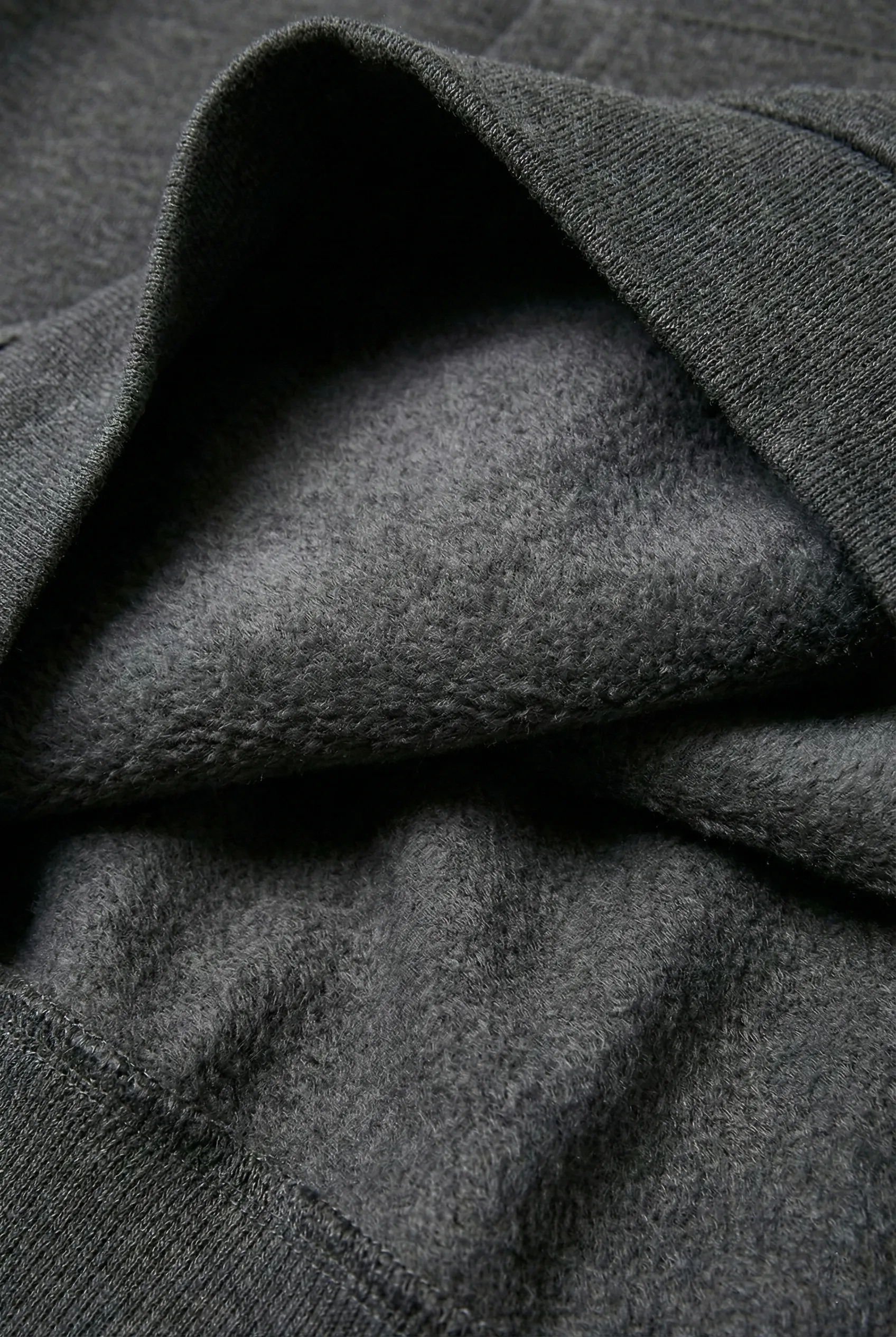 Erkek Kapüşonlu Şardonlu Regular fit Basic Sweatshirt - Antrasit