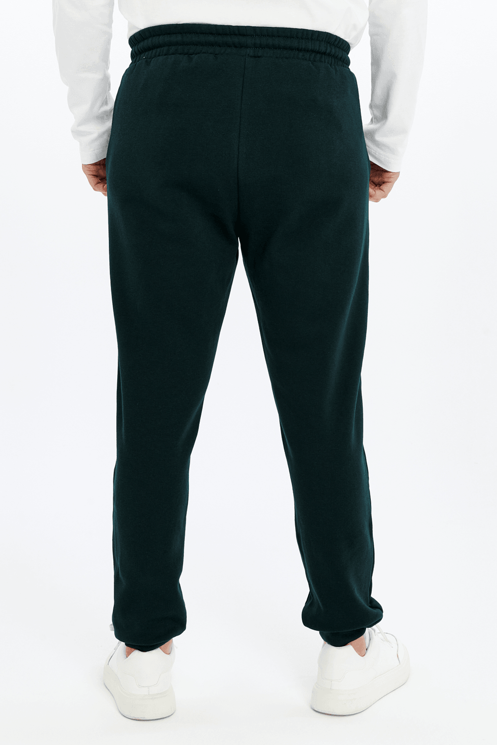 Erkek Lastikli Paça Regular Fit Jogger Eşofman Altı - YEŞİL