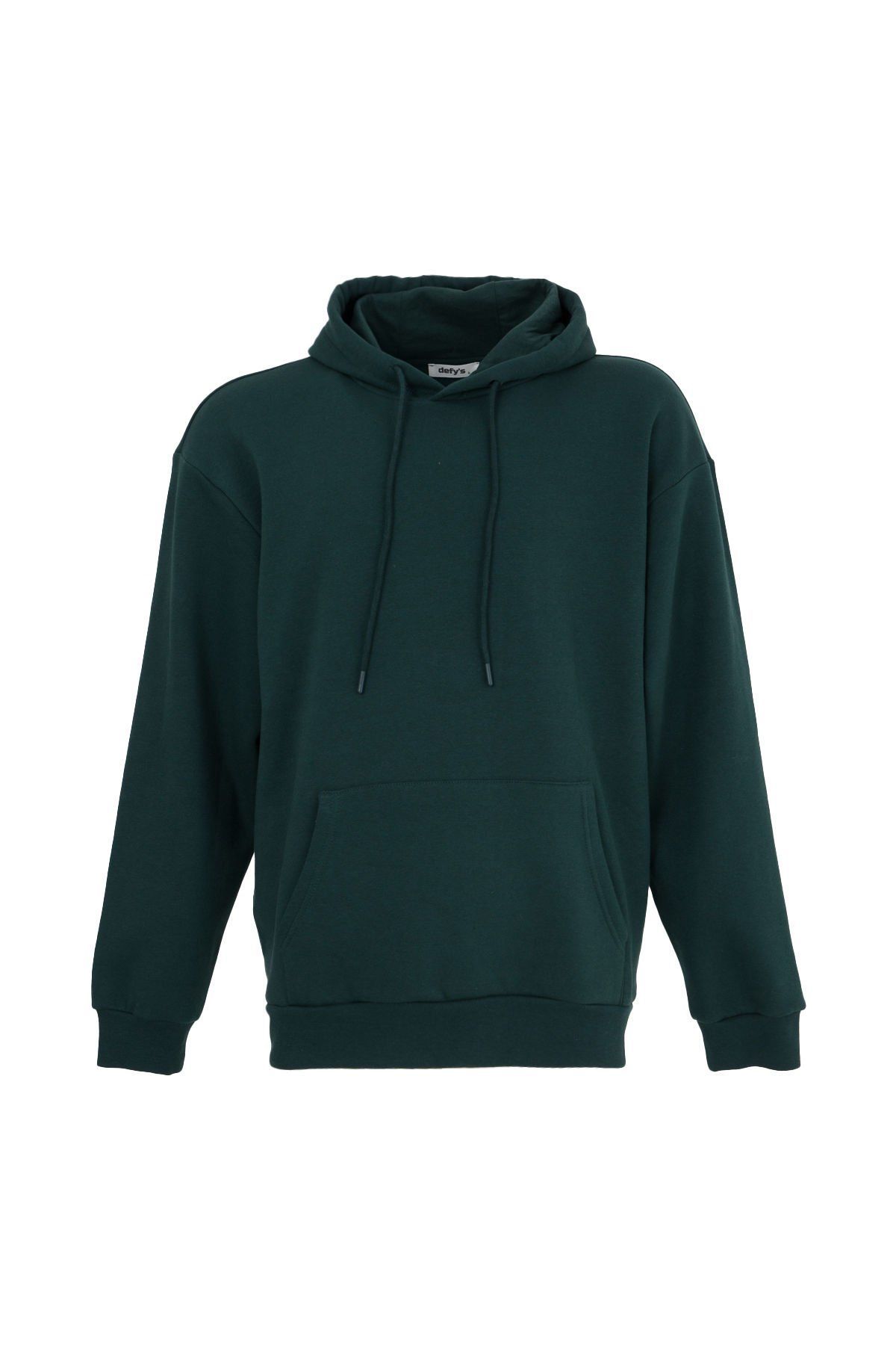 Erkek Kapüşonlu Şardonlu Regular fit Basic Sweatshirt - MİNT
