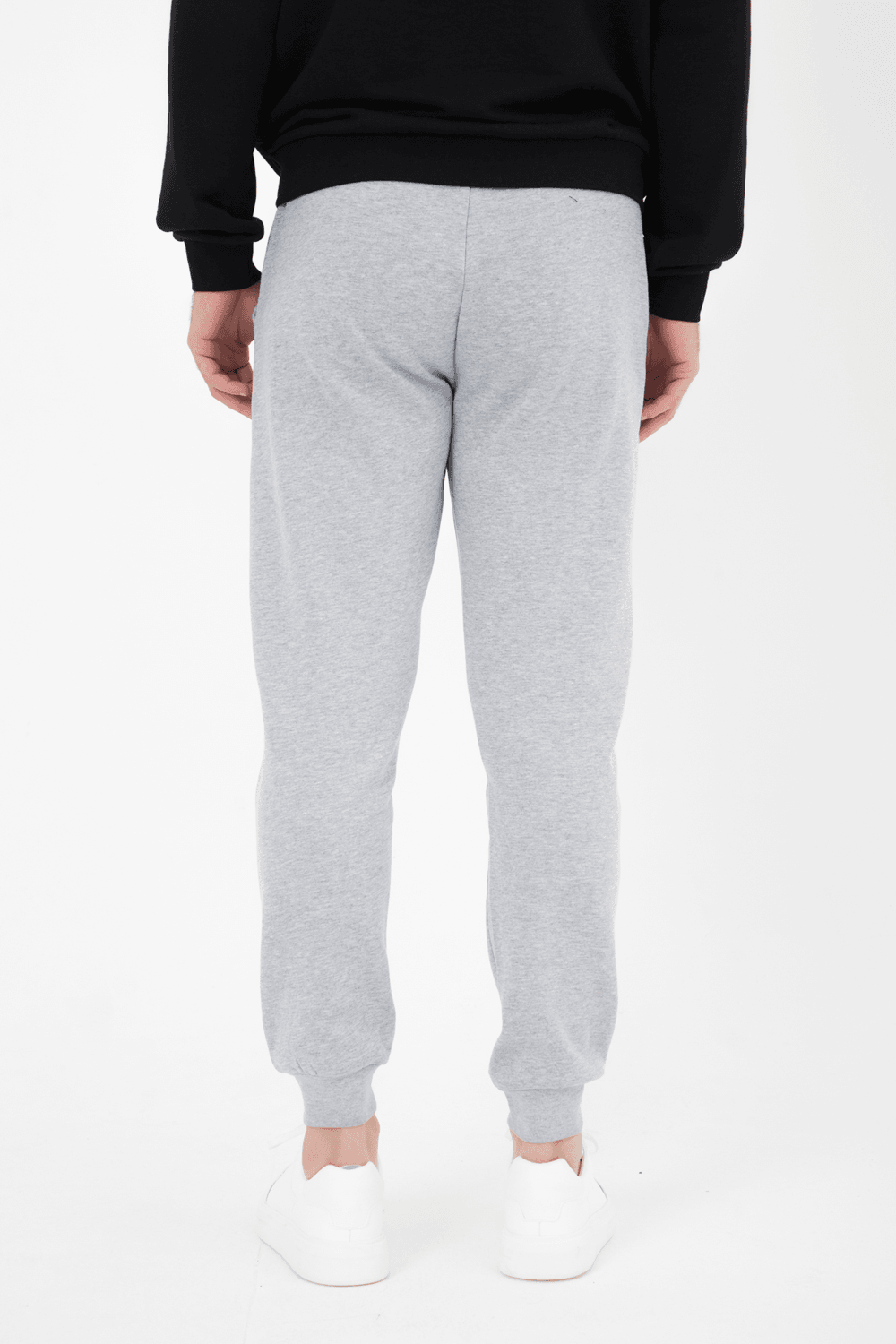 Erkek Lastikli Paça Regular Fit Jogger Eşofman Altı - GRİ