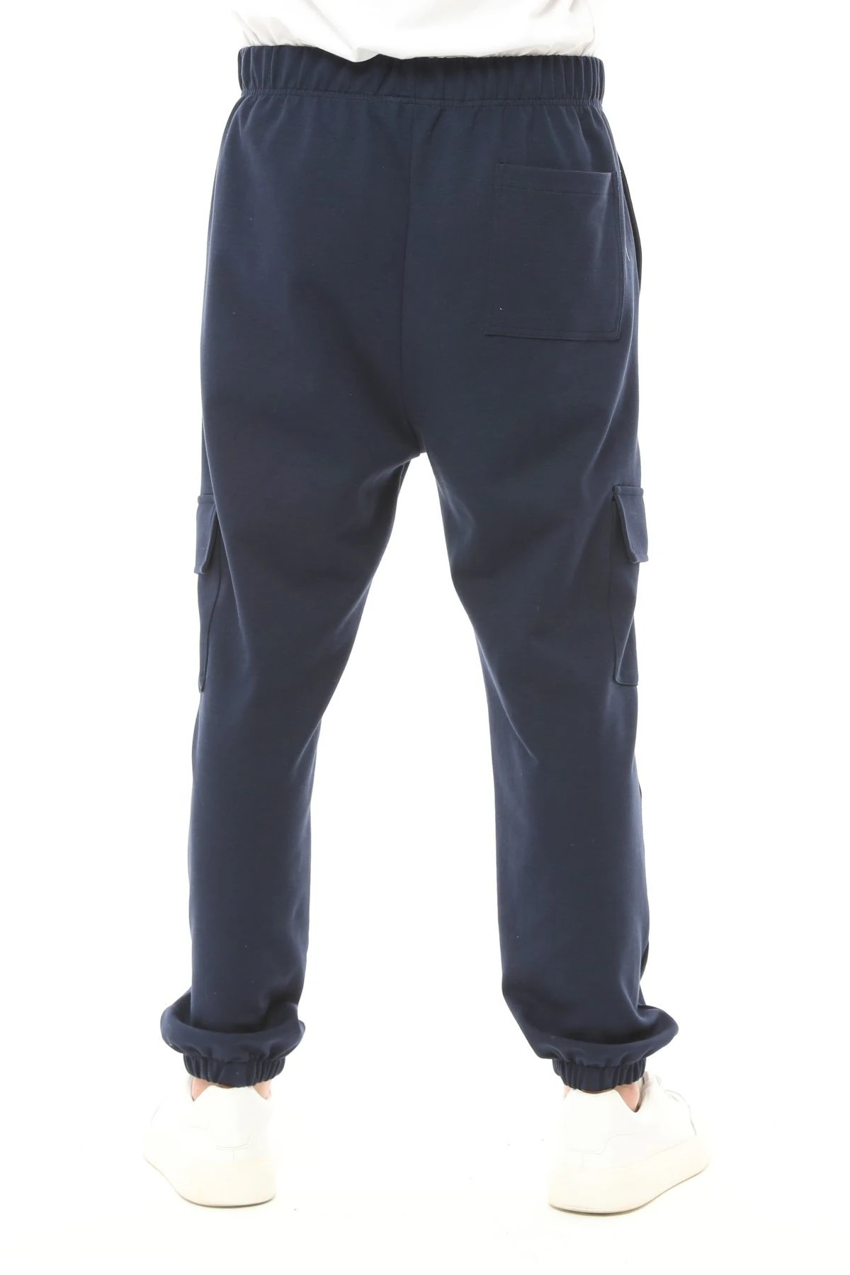 Erkek Kargo Cepli Oversize Jogger Pantolon - Lacivert