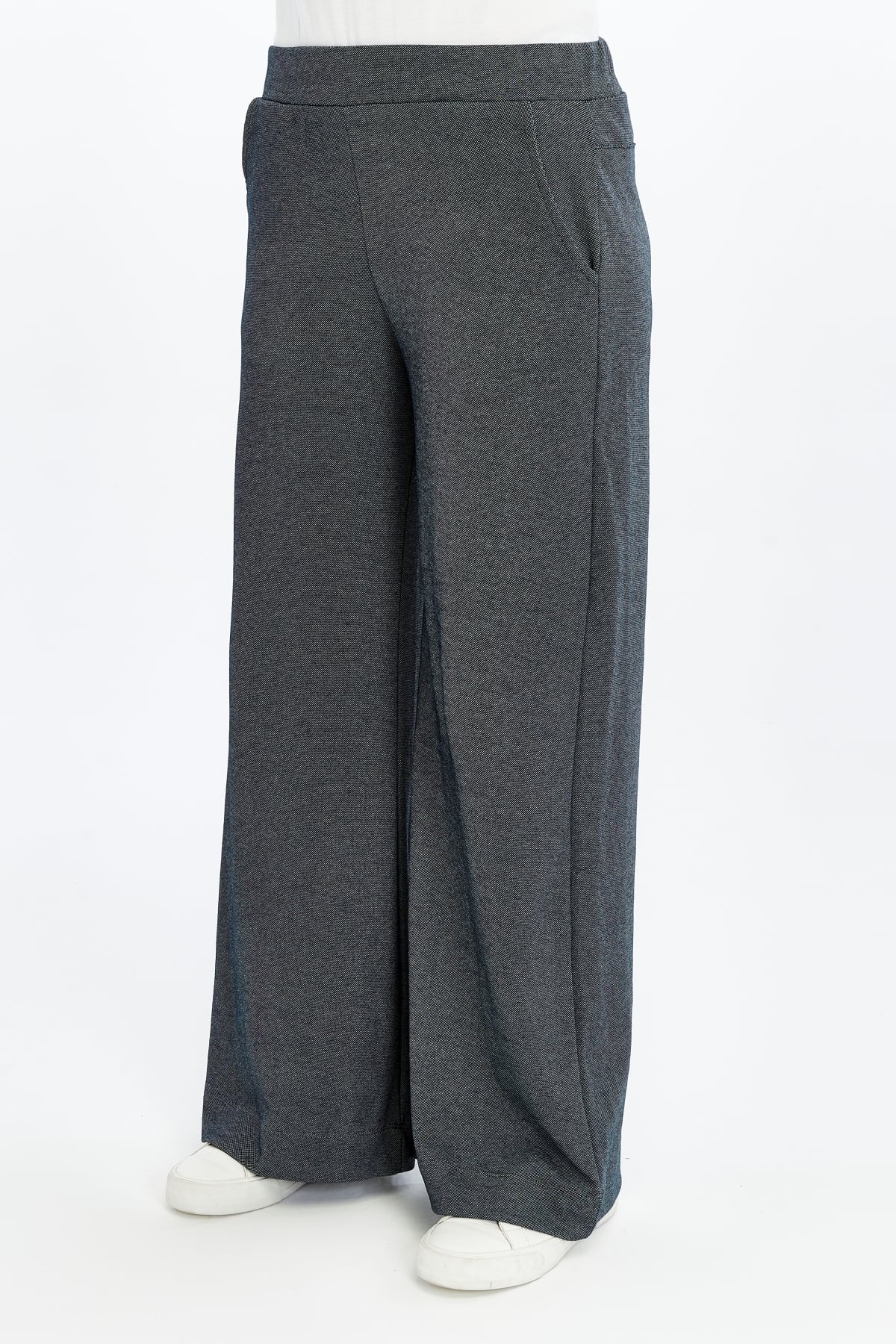 Kadın Bol Paça Cepli Regular Fit Pantolon