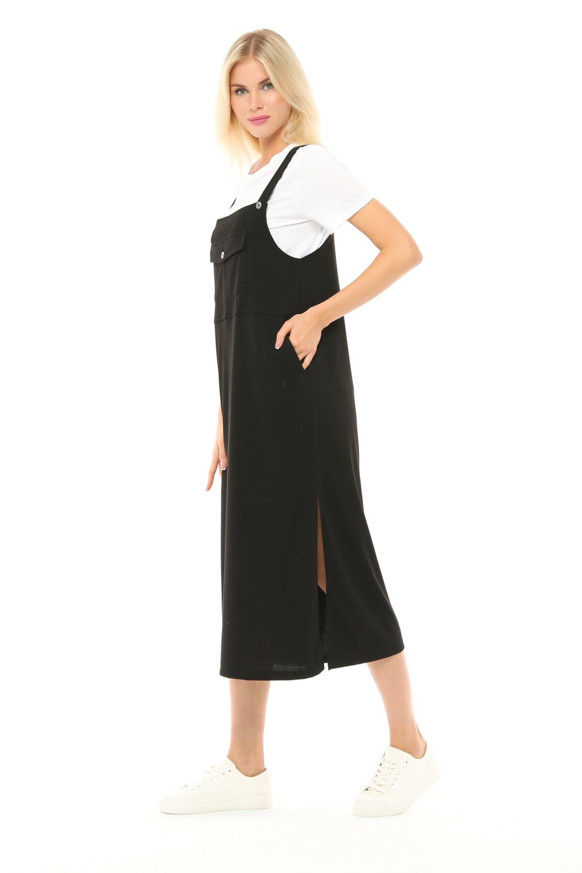 Kadın Pareo Plaj Elbisesi - Siyah