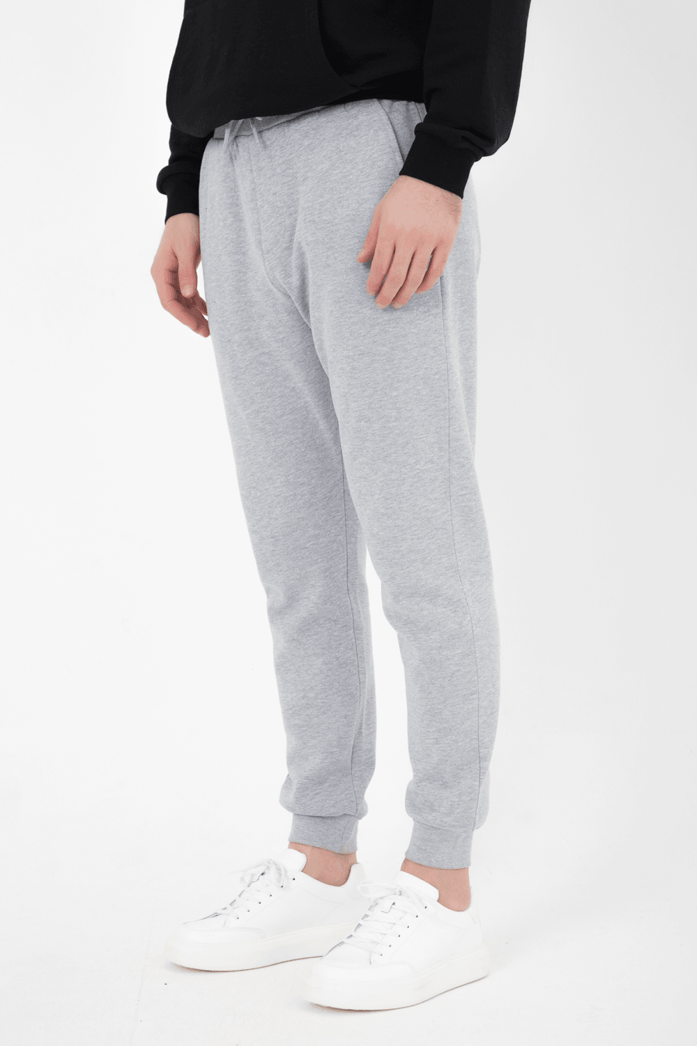 Erkek Lastikli Paça Regular Fit Jogger Eşofman Altı - GRİ