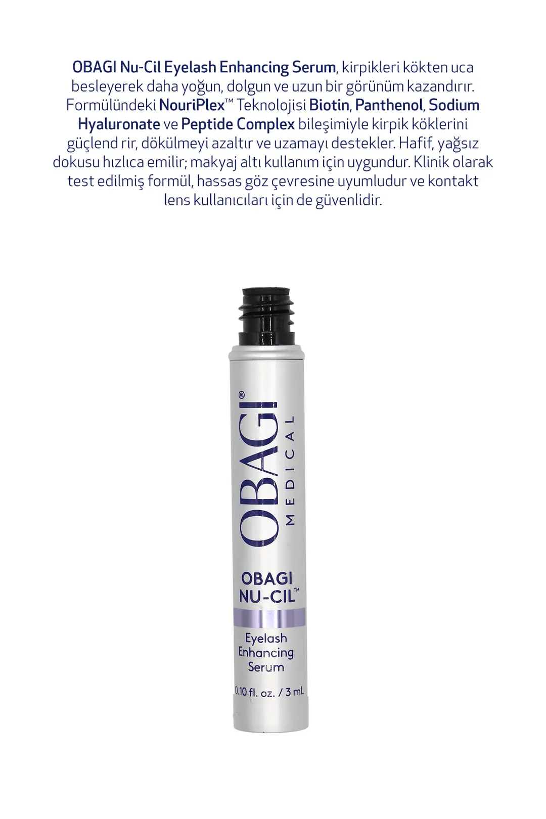 OBAGI NU-CIL EYELASH ENHANCING SERUM | Obagi OBAGI NU CIL