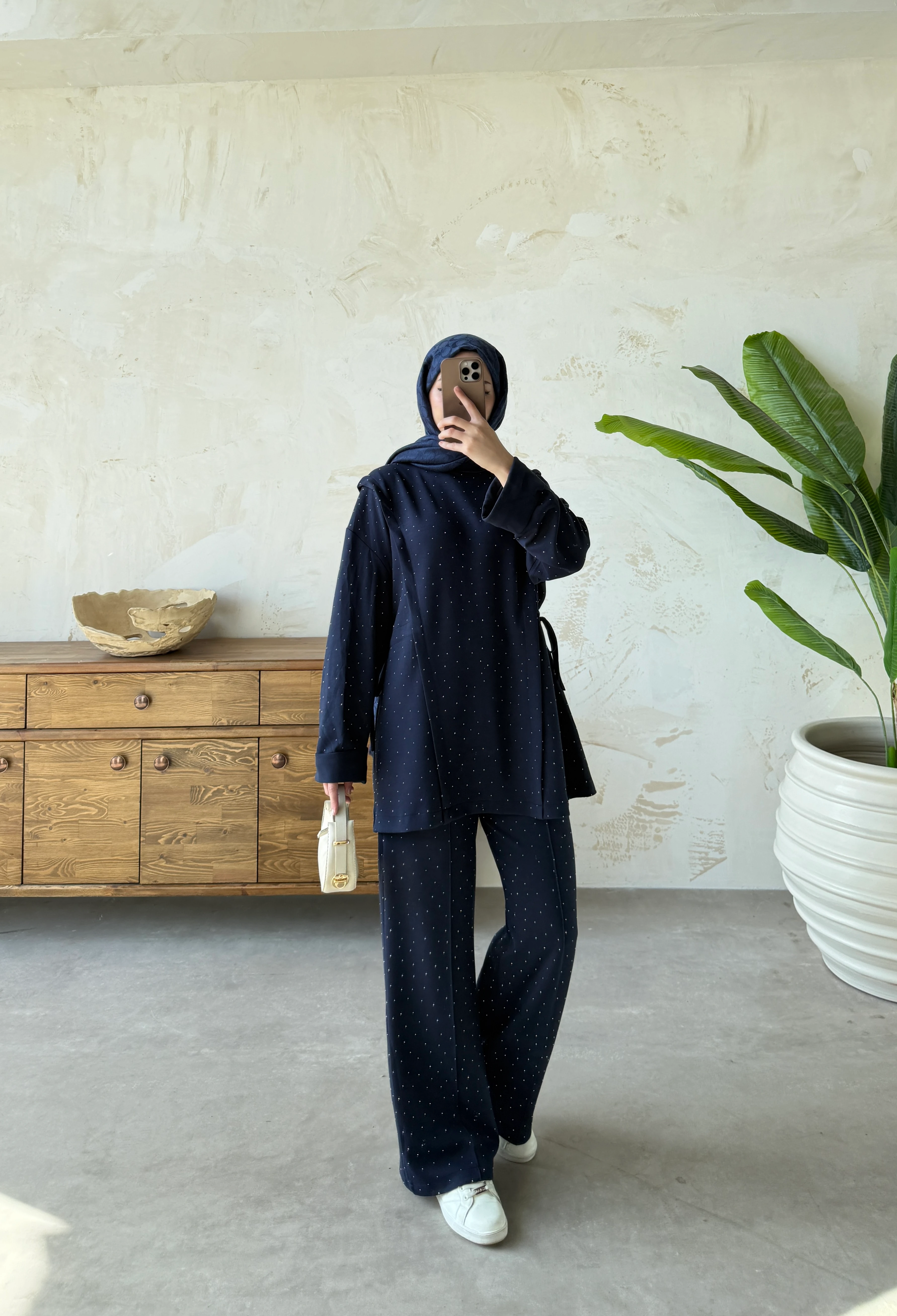 TAŞLI OYS TAKIM - LACİVERT