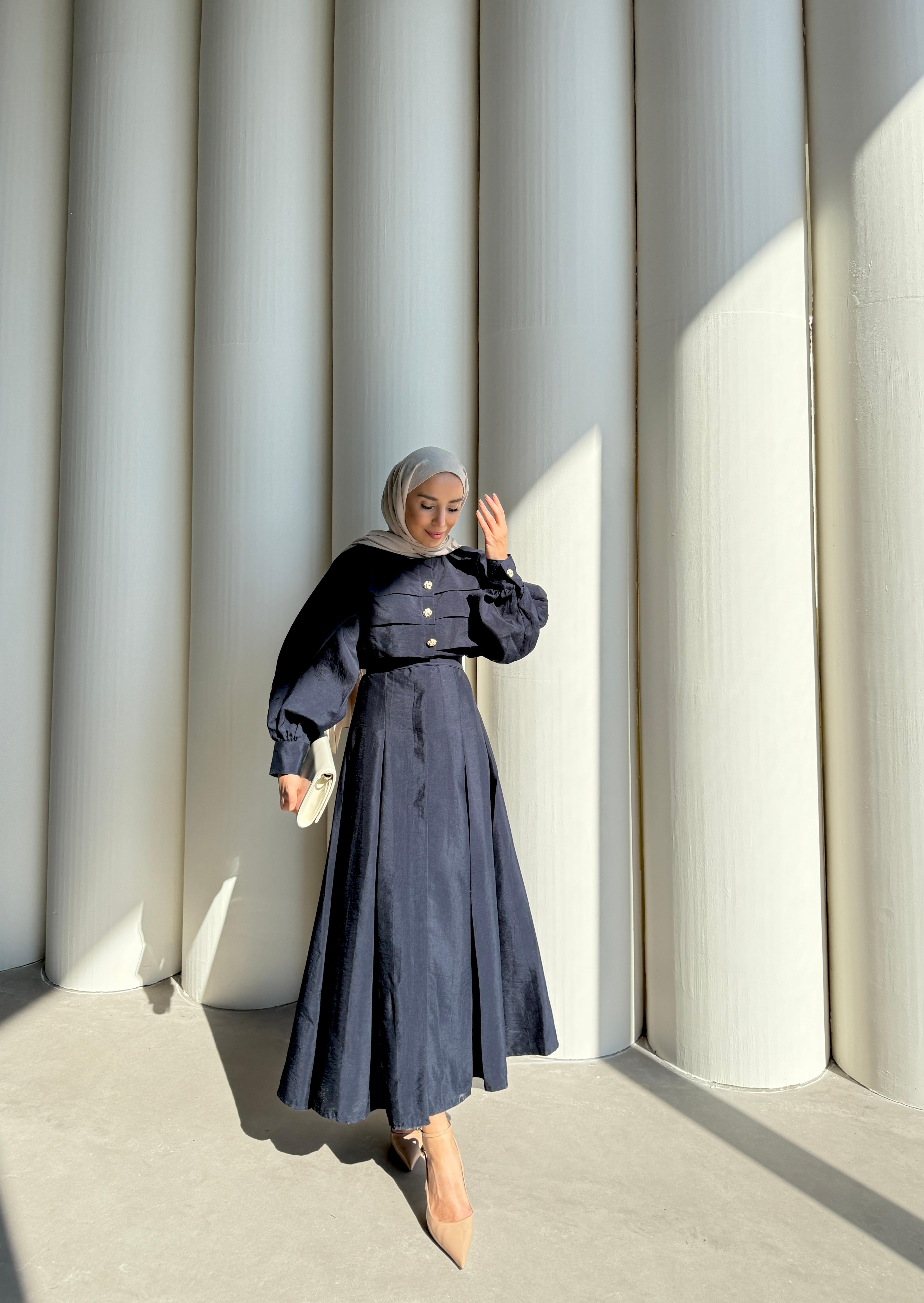 MİLANA ELBİSE - LACIVERT