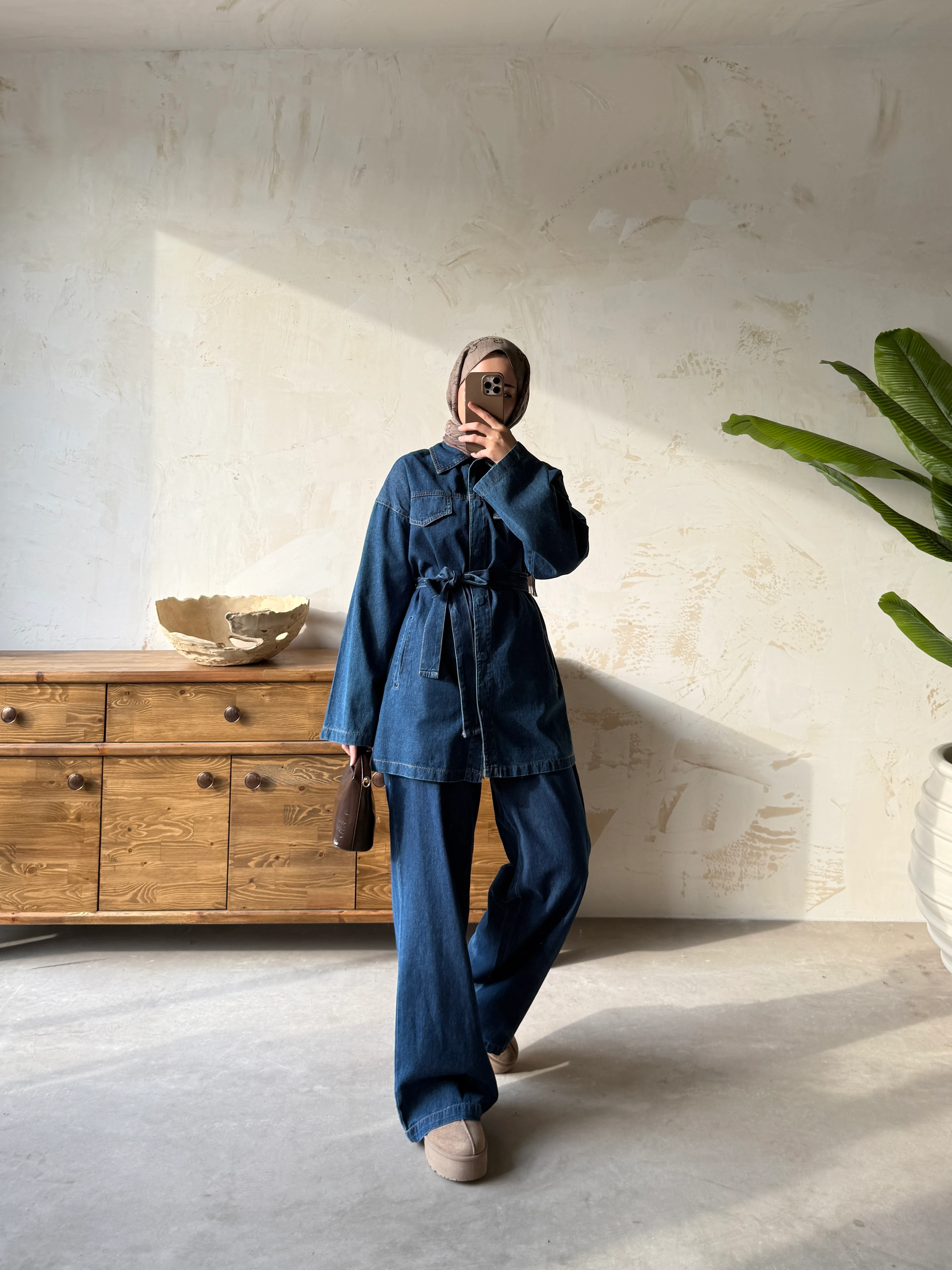 MAYLİN KOT TAKIM  - Lacivert