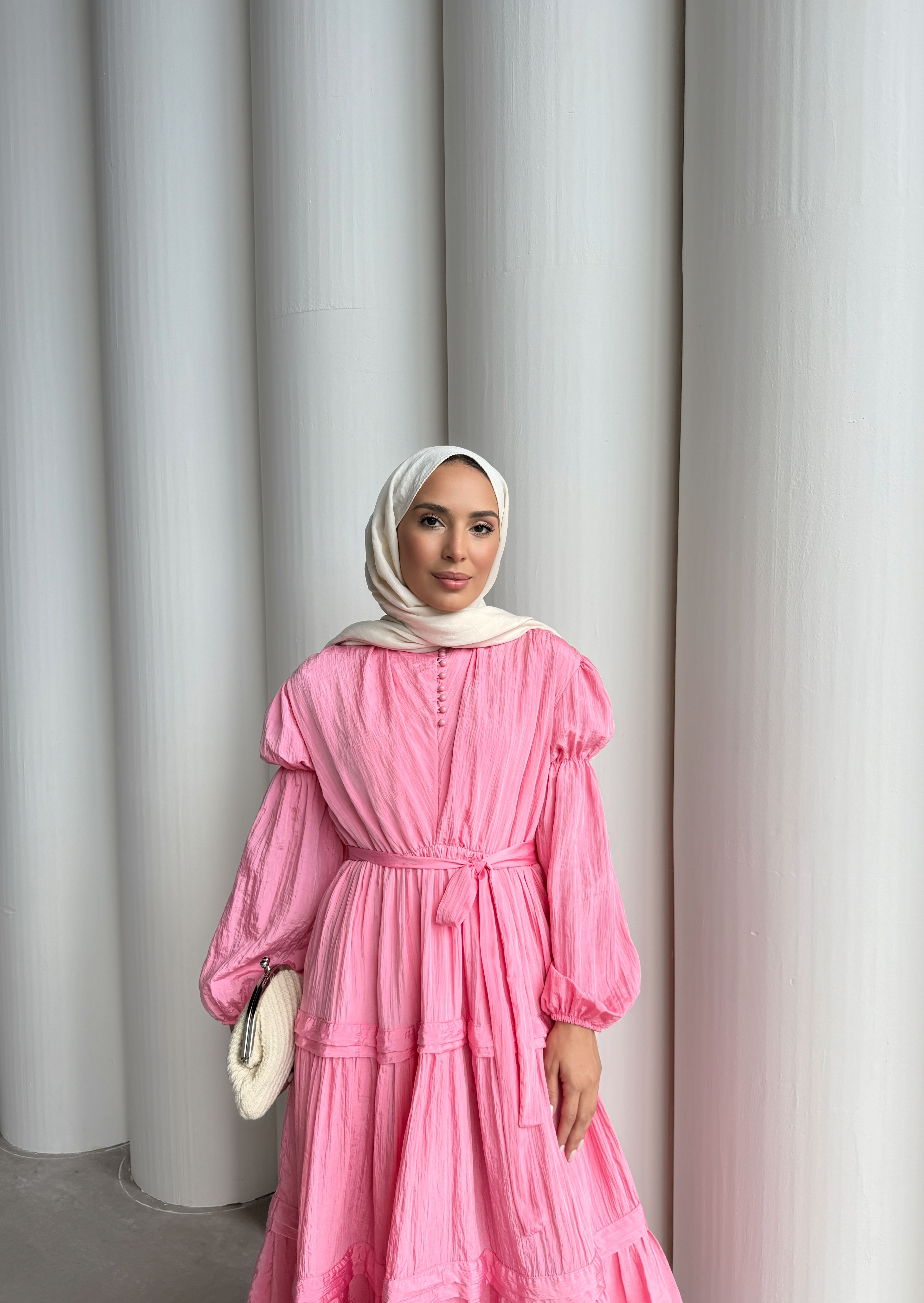 LEUR ELBİSE  - Pembe