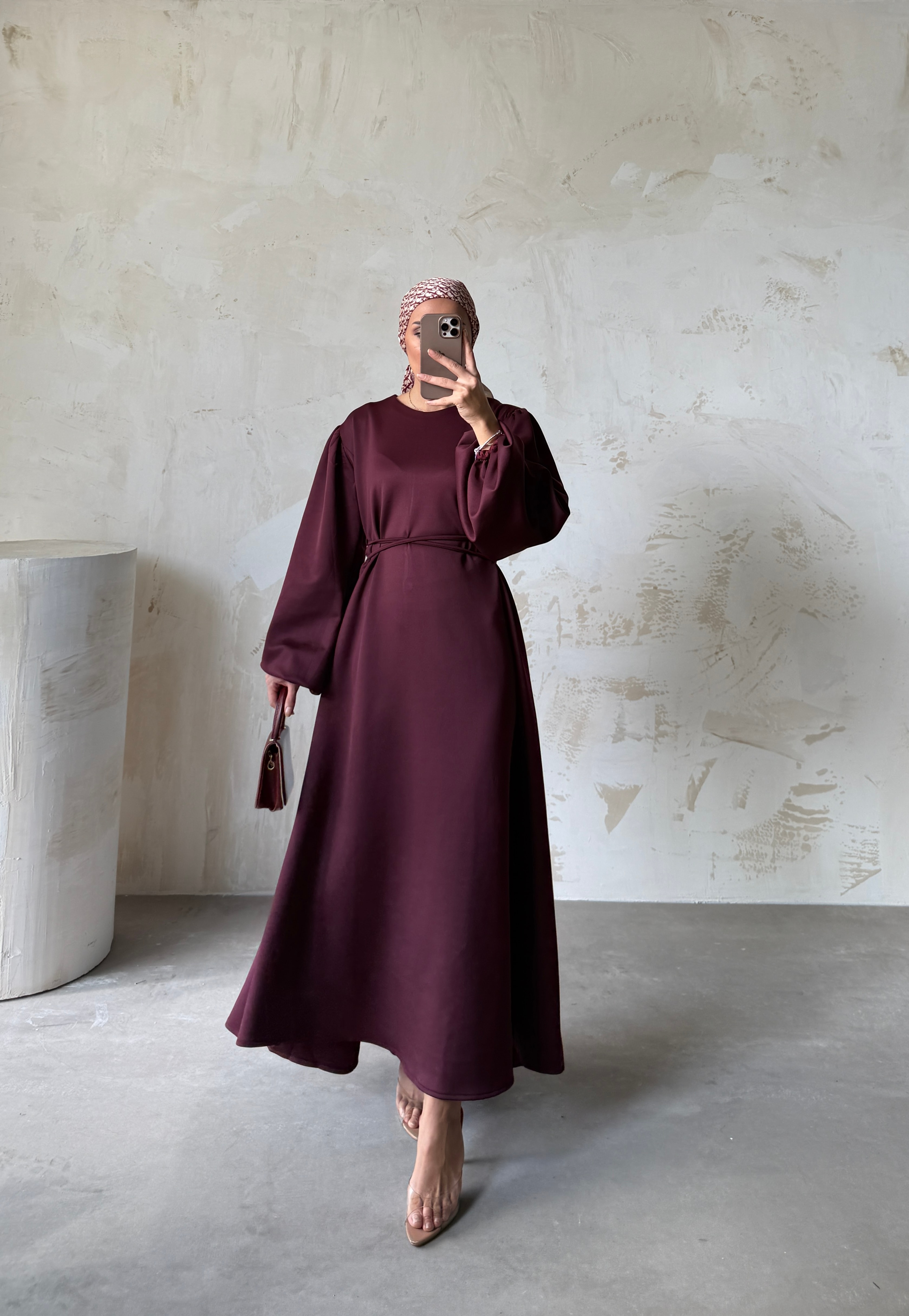 LUCE ELBİSE  - Bordo