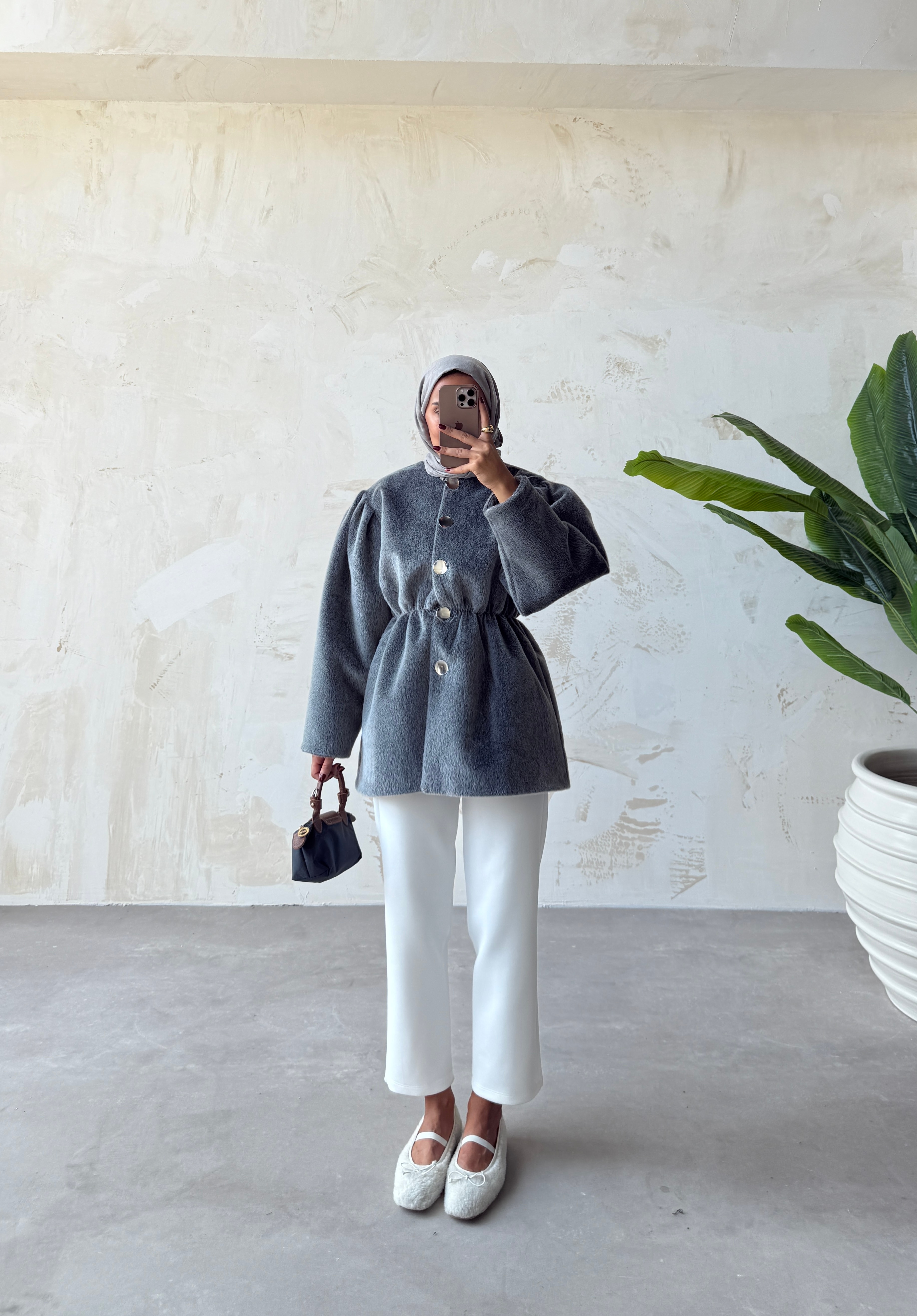 DUQA KAŞE KABAN - GRI