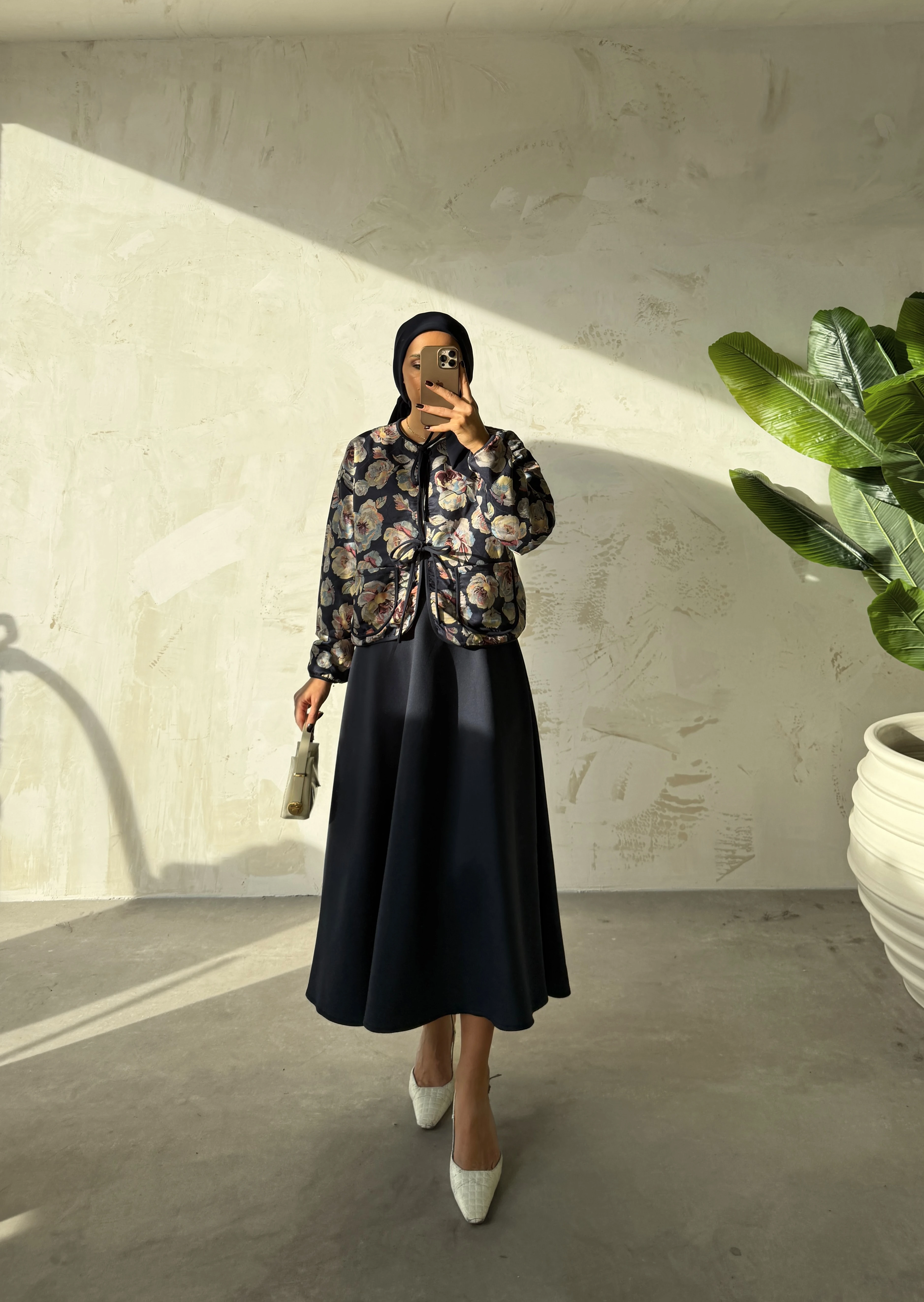 LAVNİ ETEKLİ TAKIM  - LACİVERT