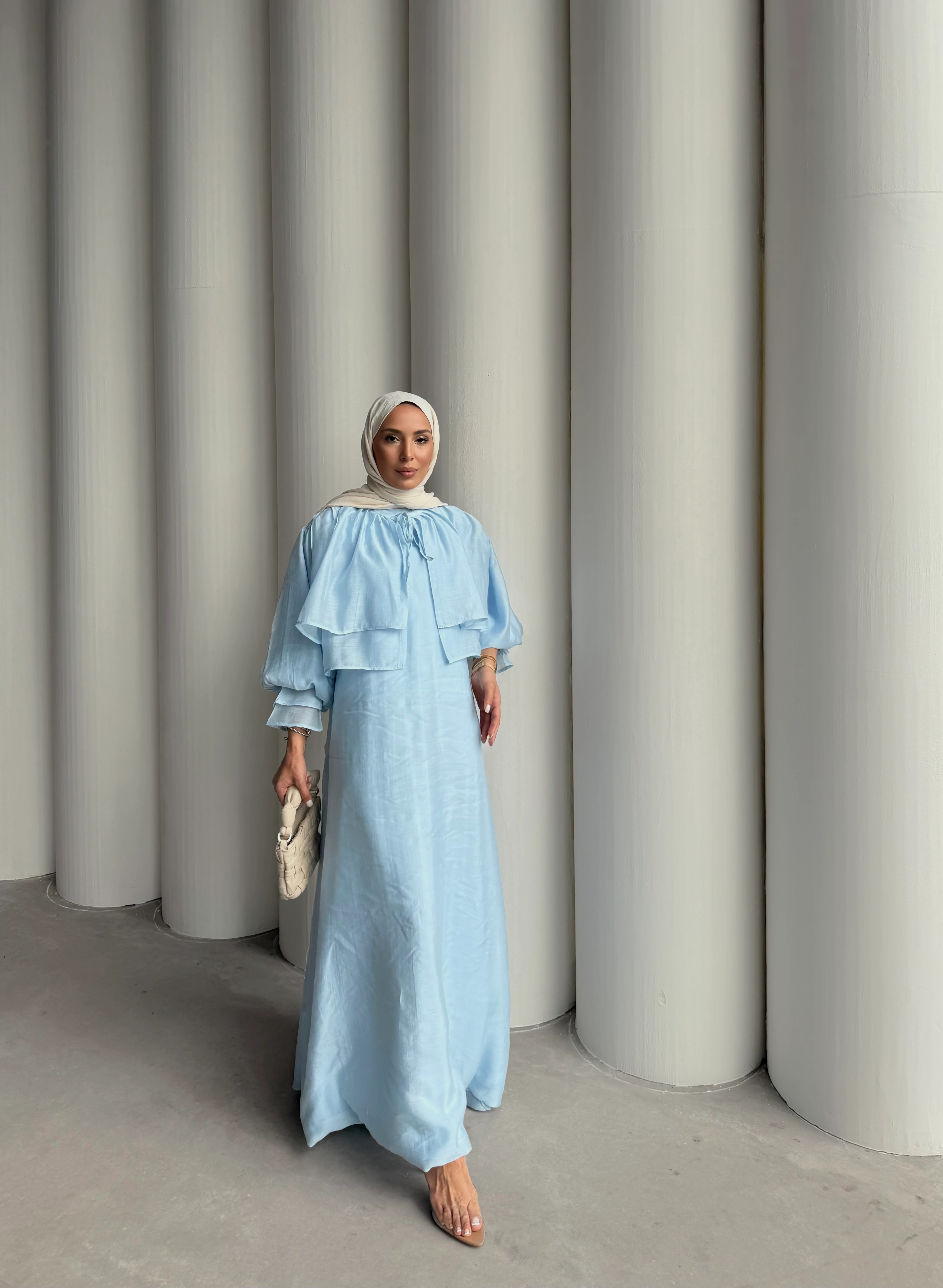 ZELDA ELBİSE - mavi