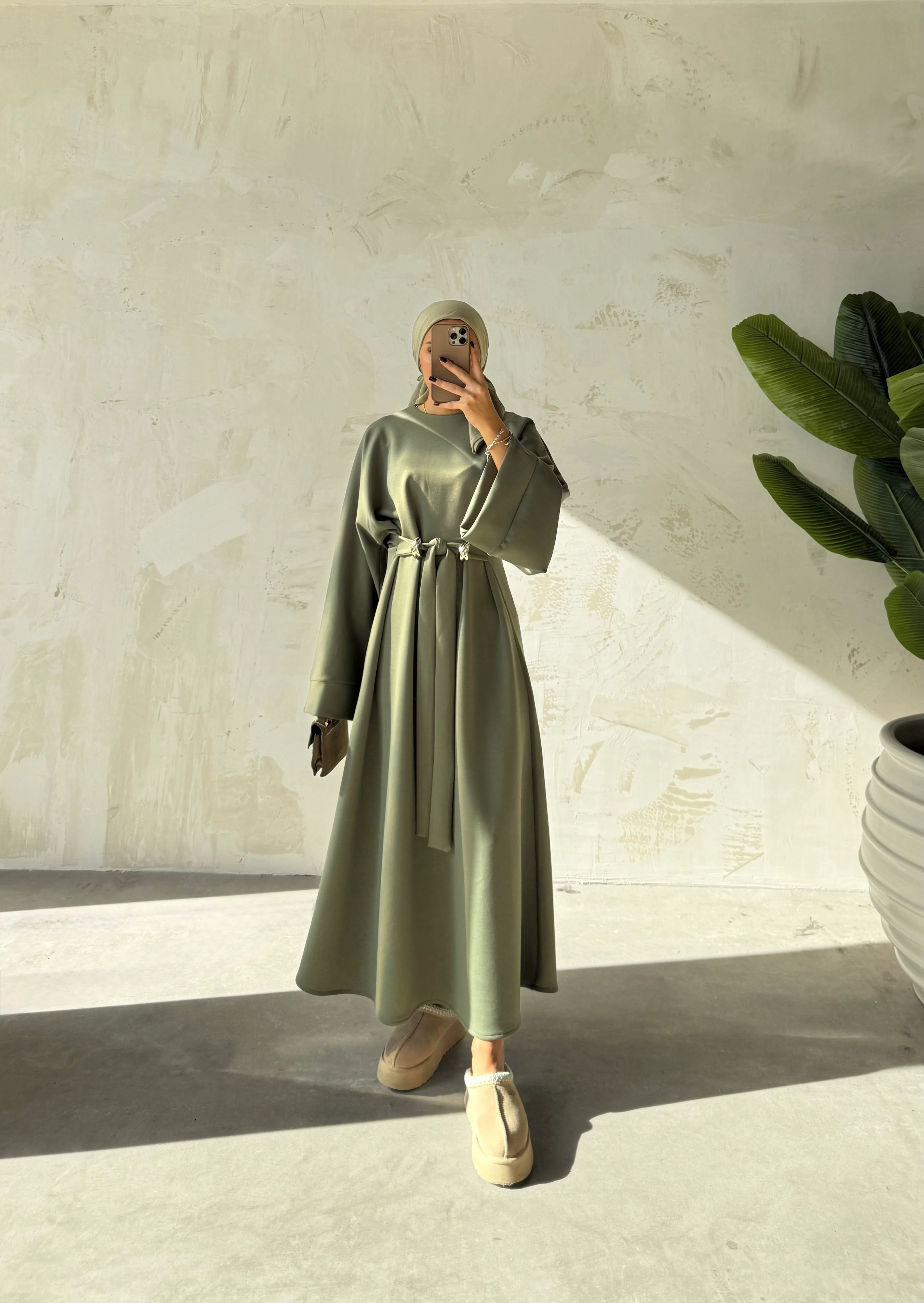 RABİNA ELBİSE  - HAKİ