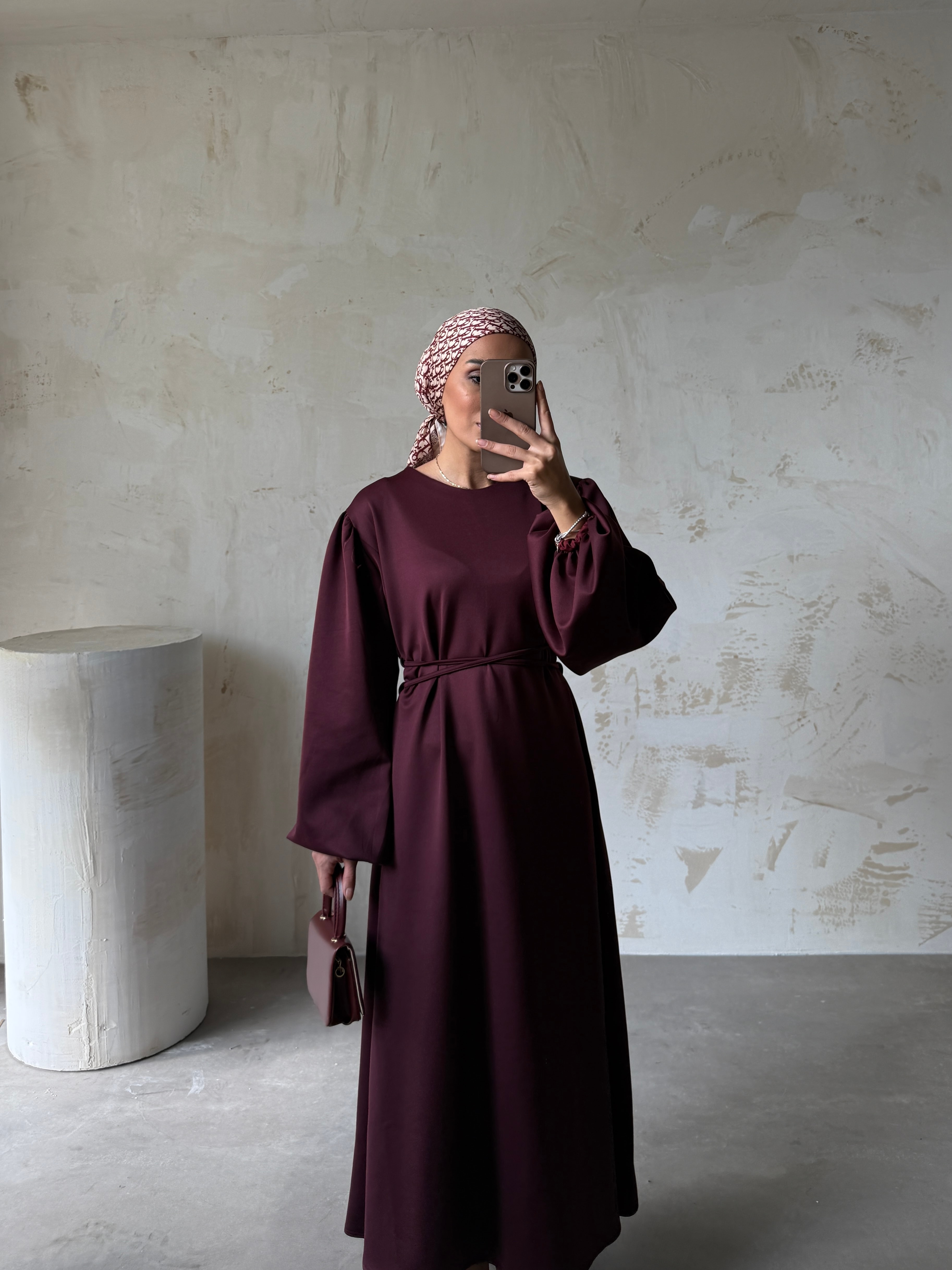 LUCE ELBİSE  - Bordo