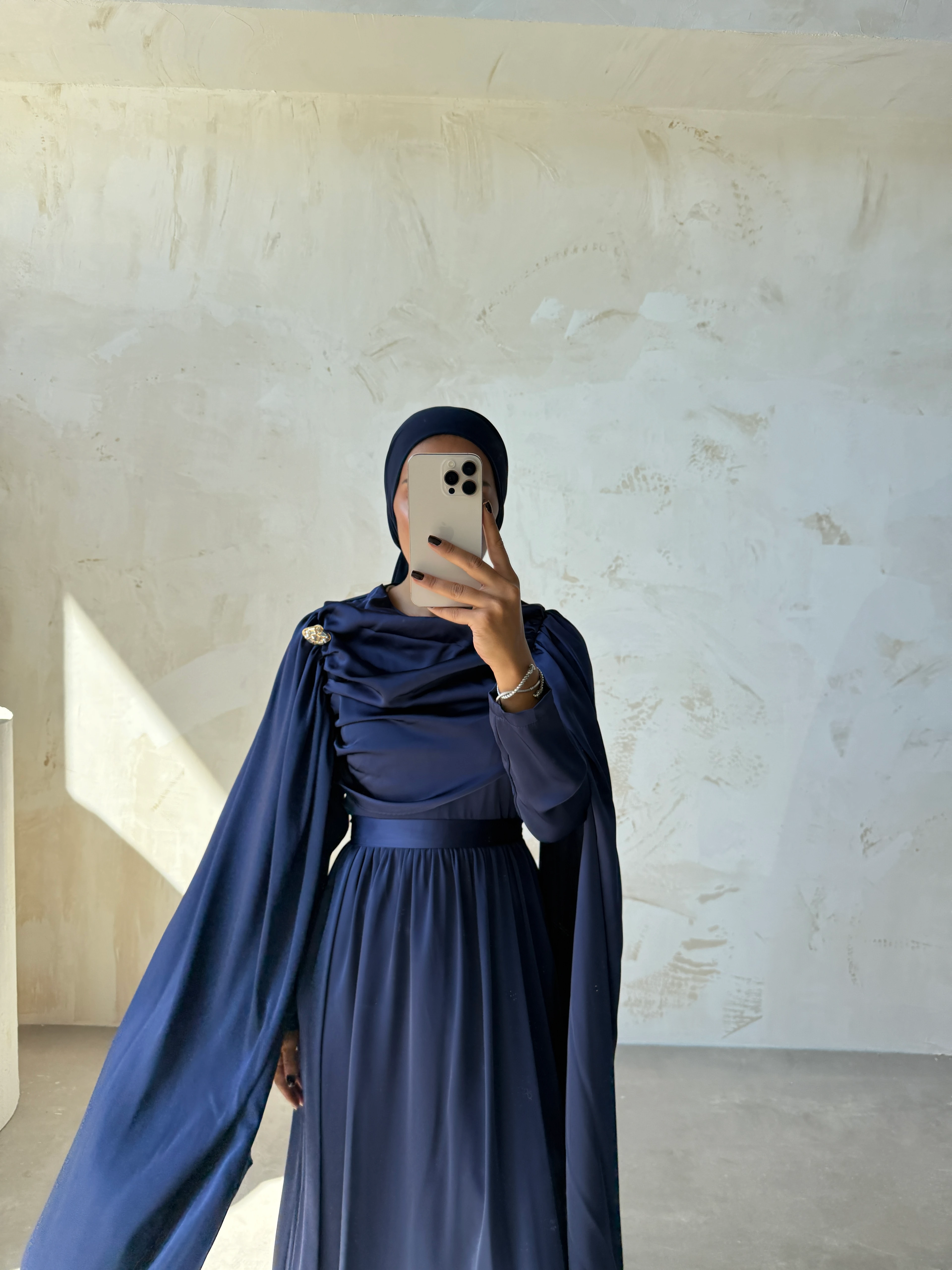 LİORA ELBİSE  - LACİVERT