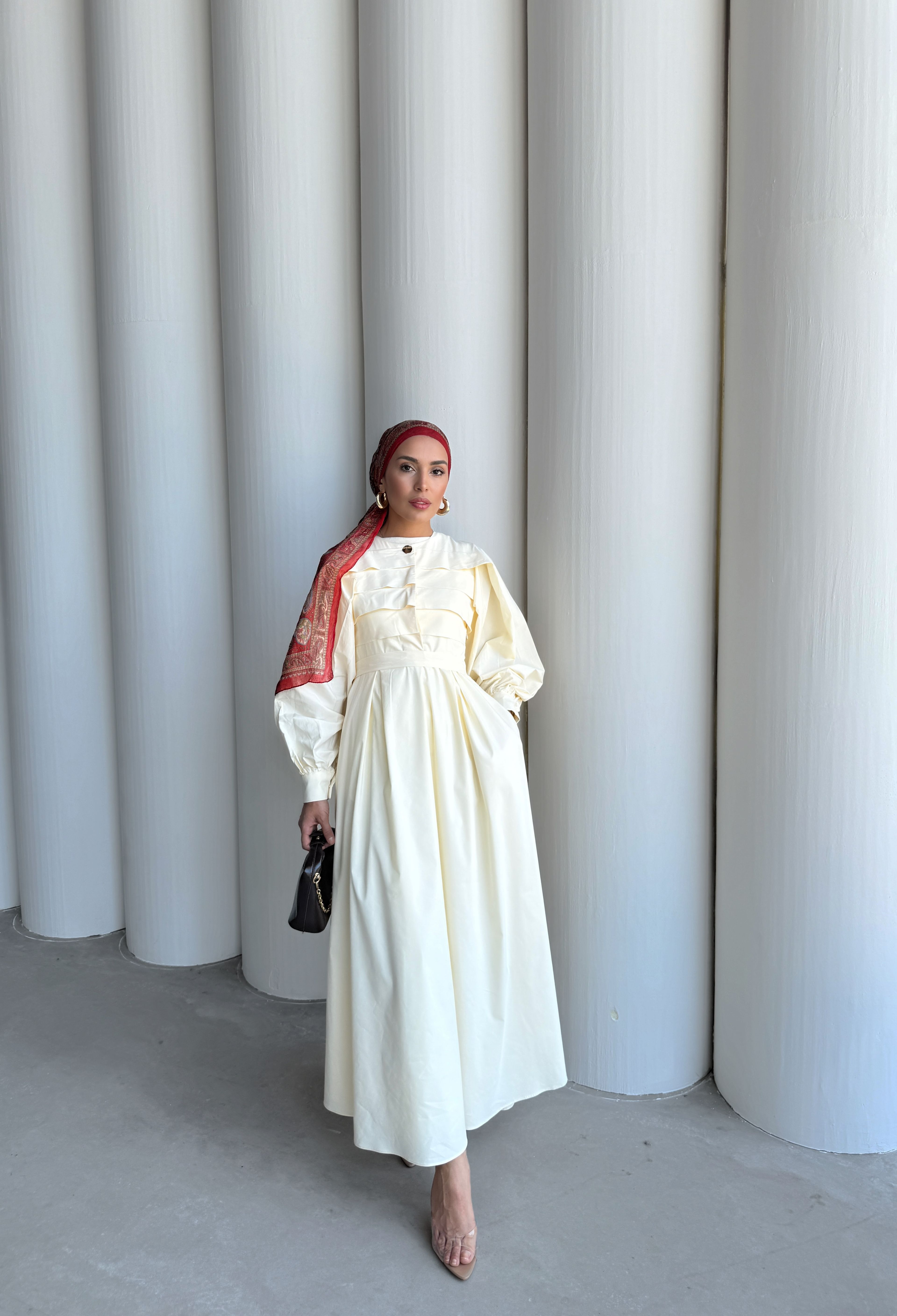 VERA ELBİSE  - BEJ