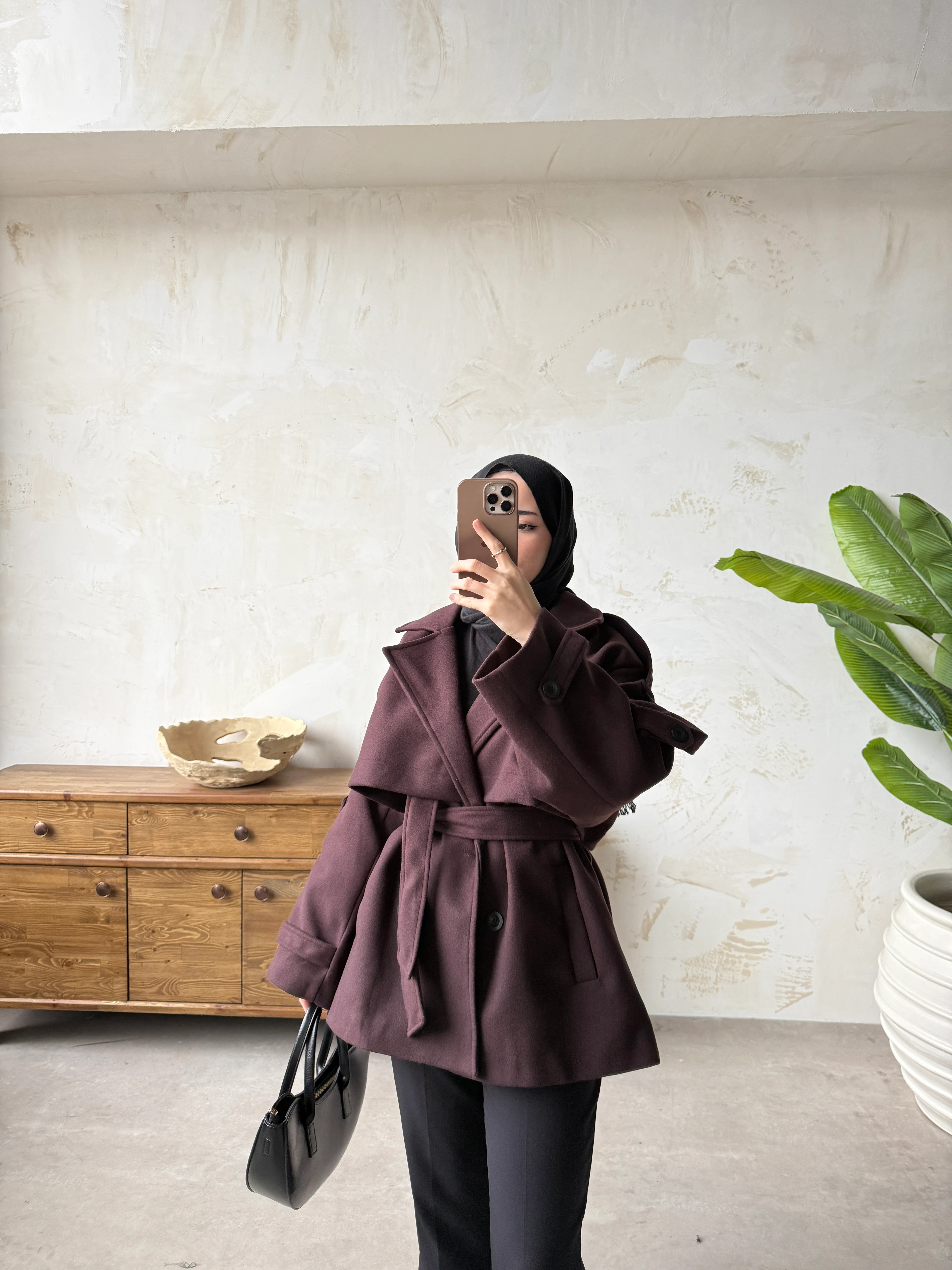 PETRA KISA KABAN - Bordo