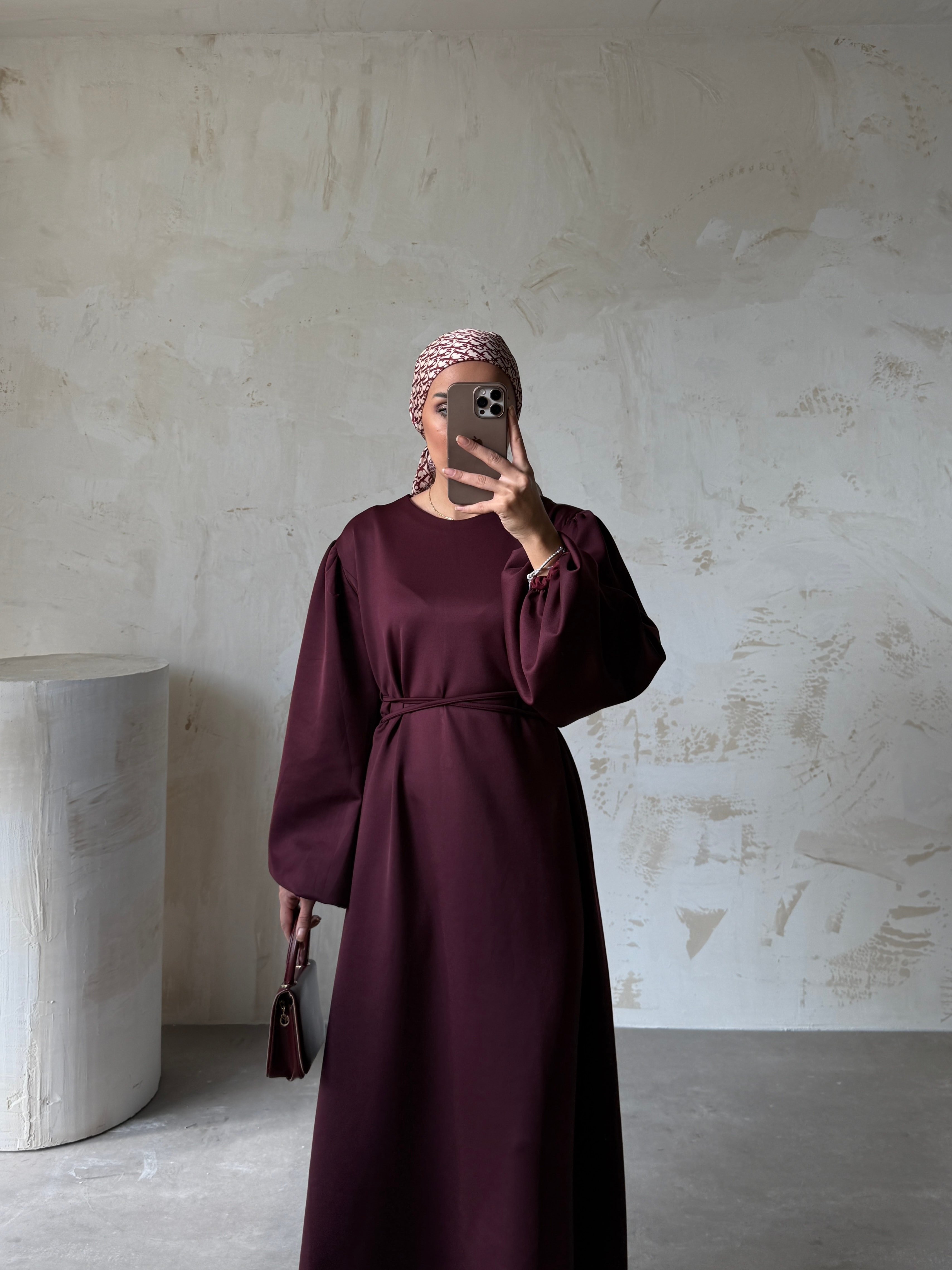 LUCE ELBİSE  - Bordo