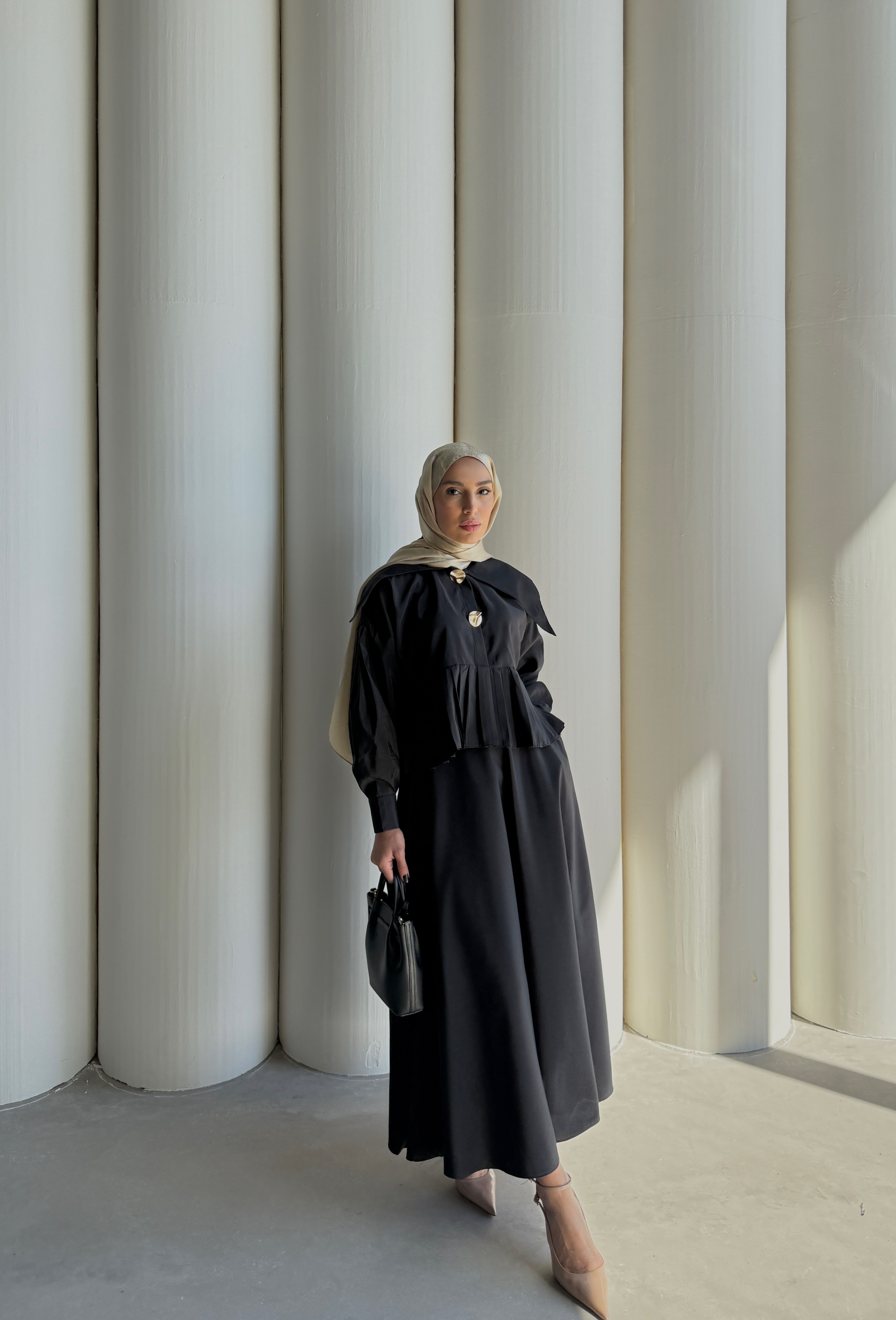 LAURE ETEKLİ TAKIM - SIYAH