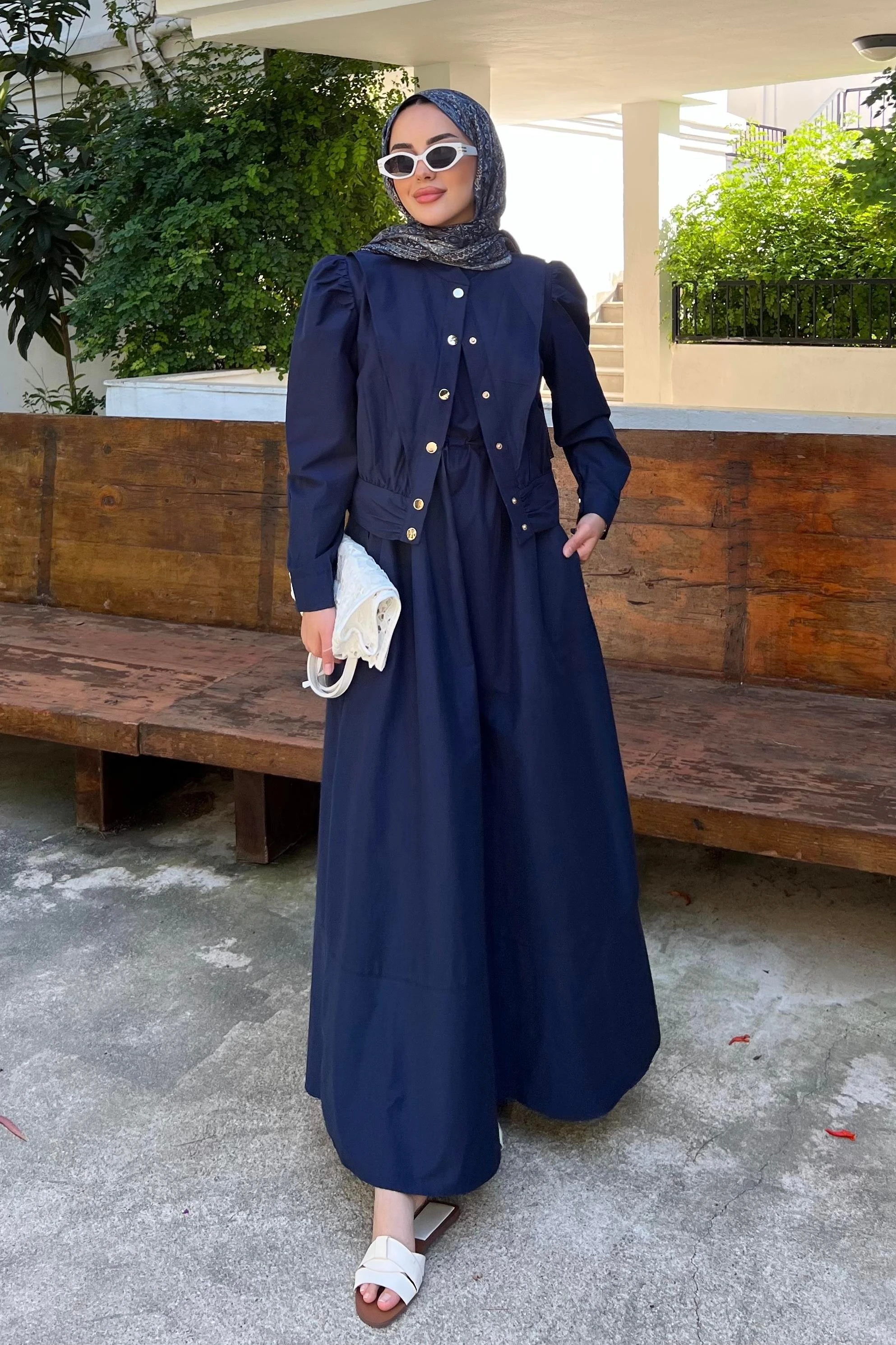 JİLELİ BOMBER TAKIM ELBİSE - Lacivert