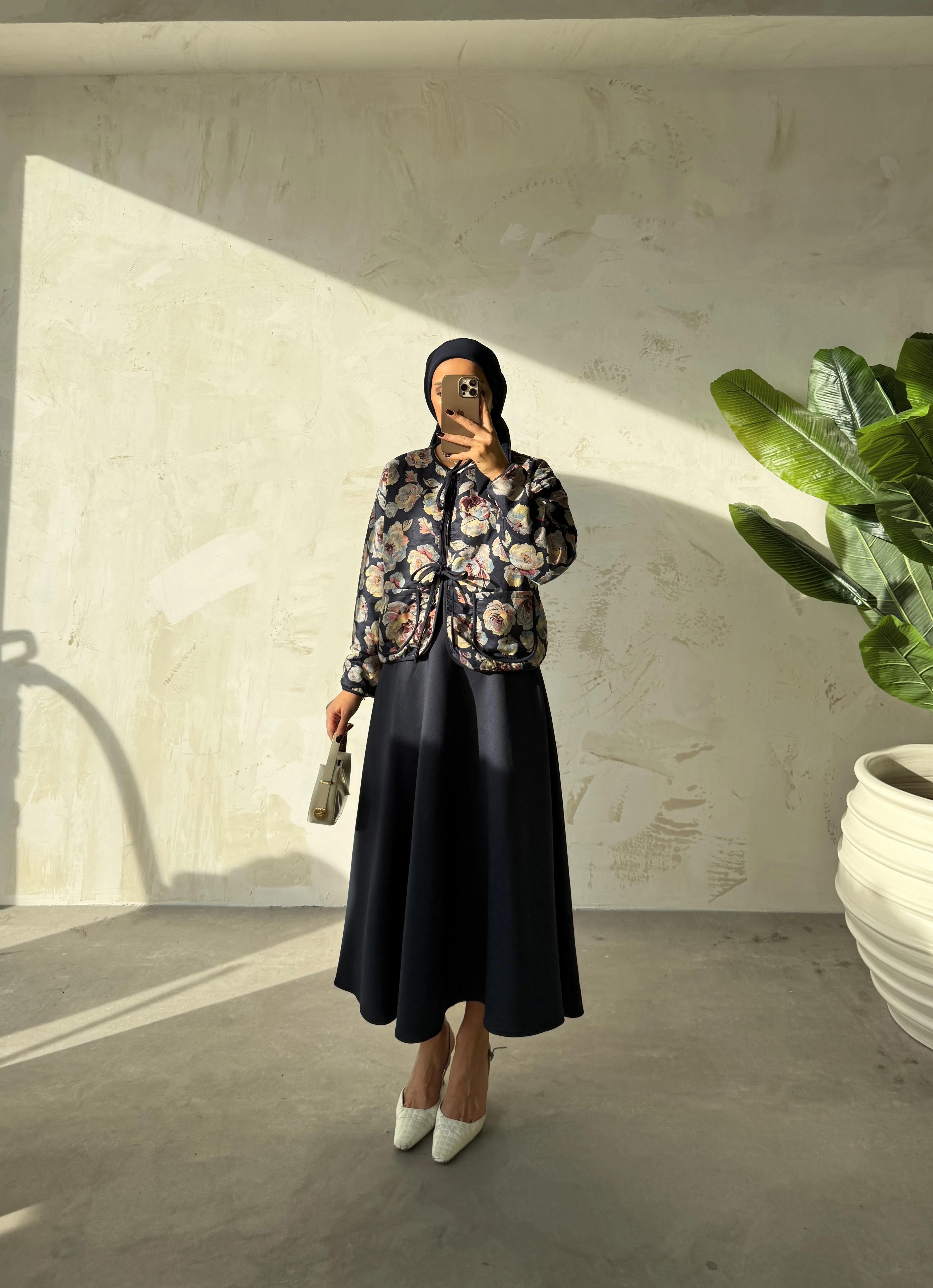 LAVNİ ETEKLİ TAKIM  - LACİVERT