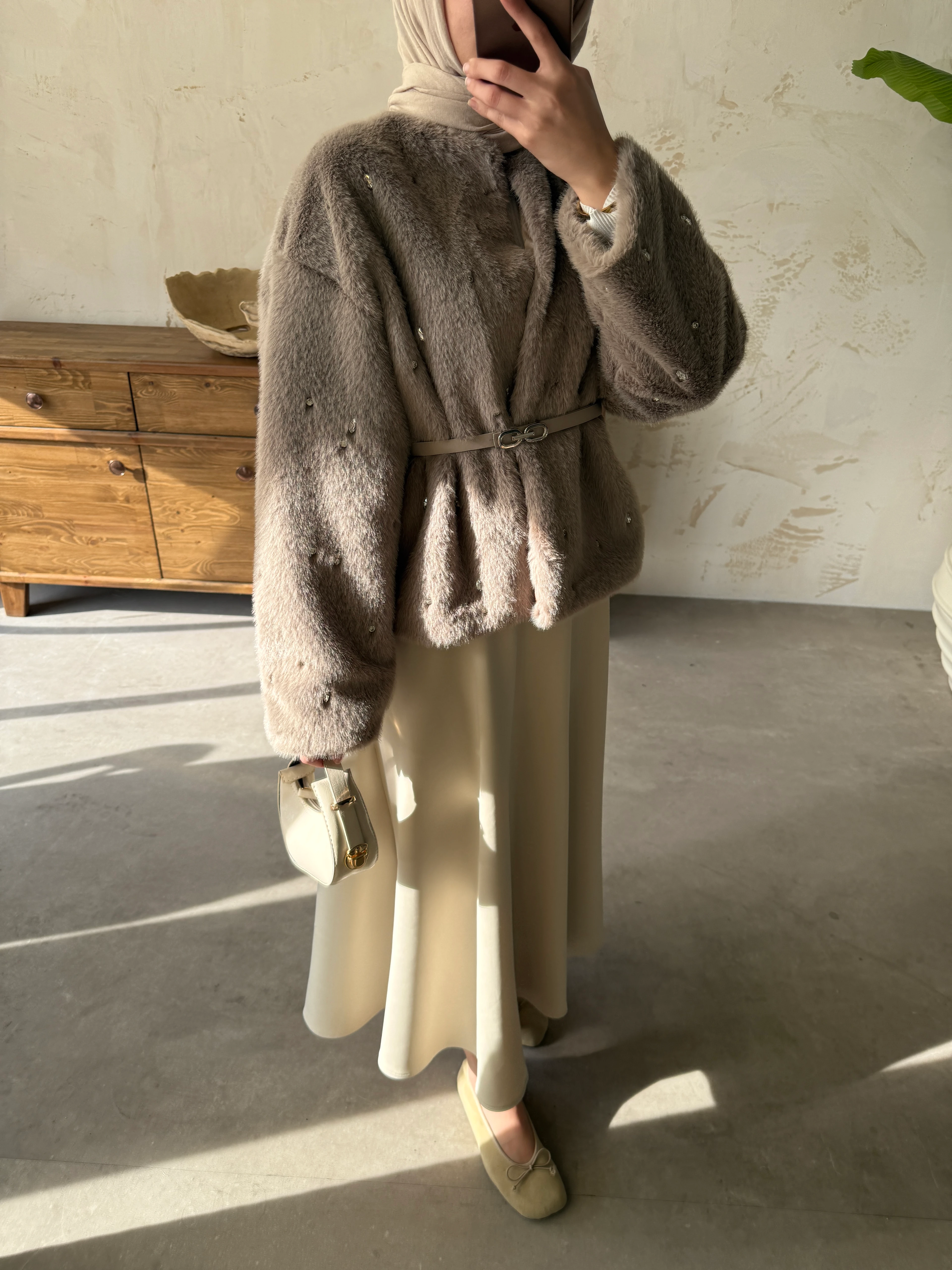 TAŞLI KABAN - Vizon