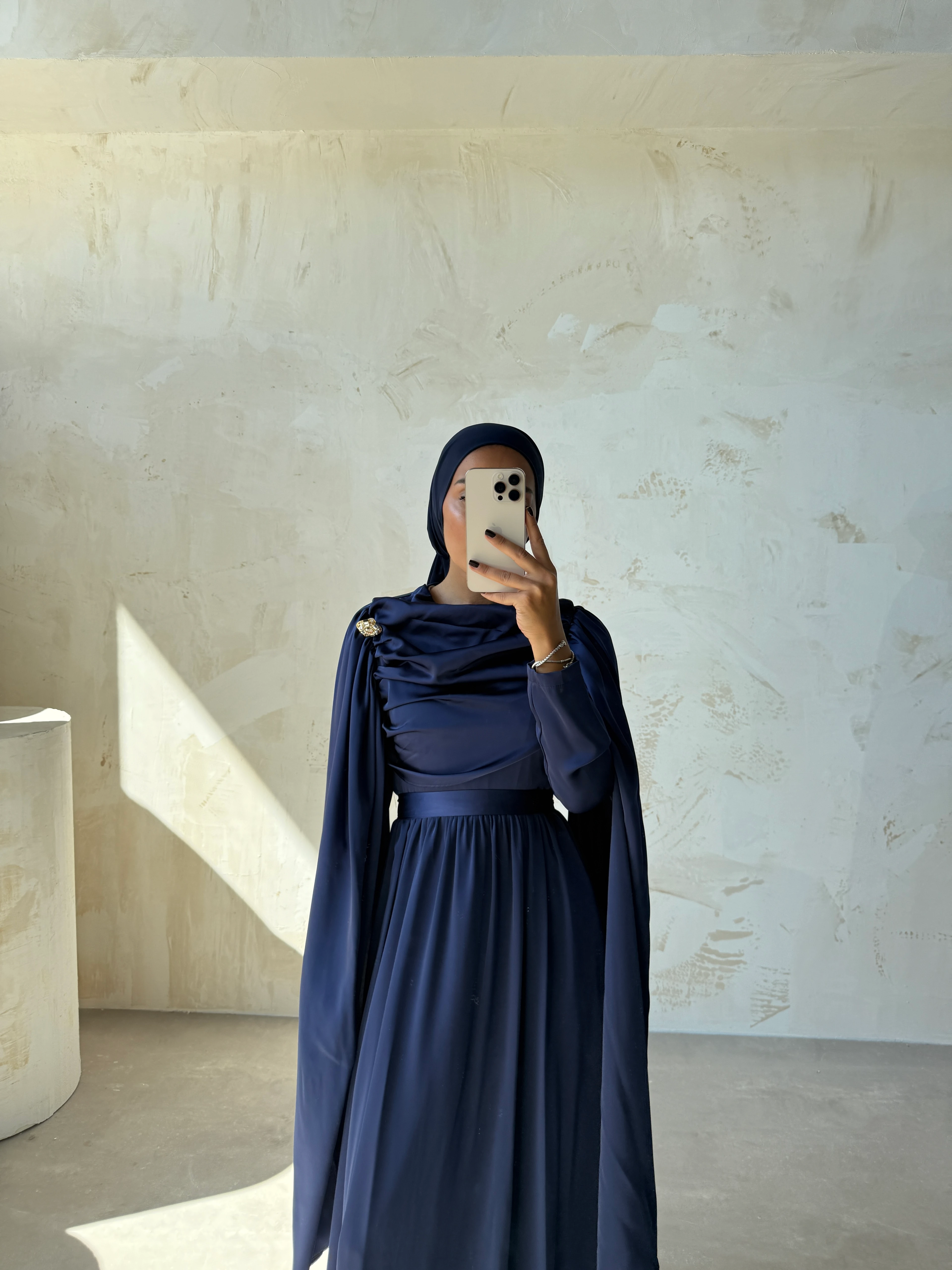 LİORA ELBİSE  - LACİVERT