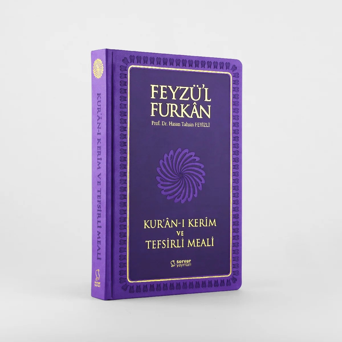Feyzü'l Furkan Kur'ân-ı Kerîm ve Tefsirli Meali (Büyük Boy - Mushaf ve Meal - Ciltli) LİLA