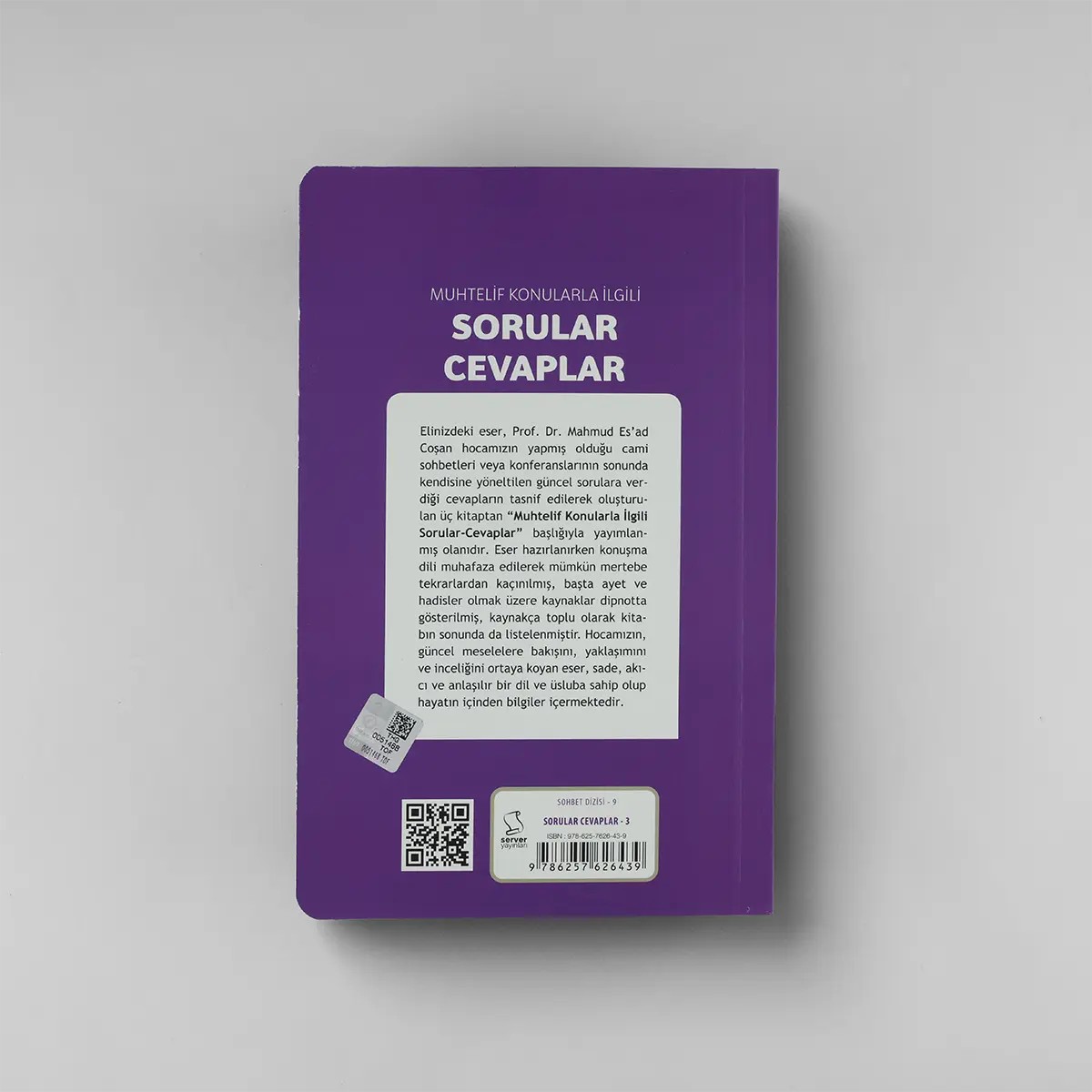 MUHTELİF KONULARLA İLGİLİ SORULAR-CEVAPLAR - 3