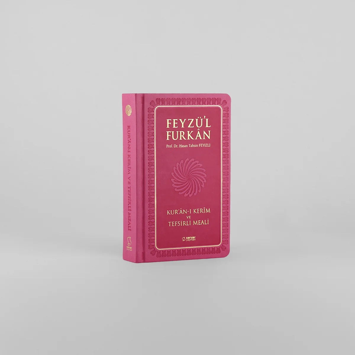 Feyzü'l Furkan Kur'an-ı Kerim ve Tefsirli Meali (Sempatik Cep Boy - Ciltli) Pembe