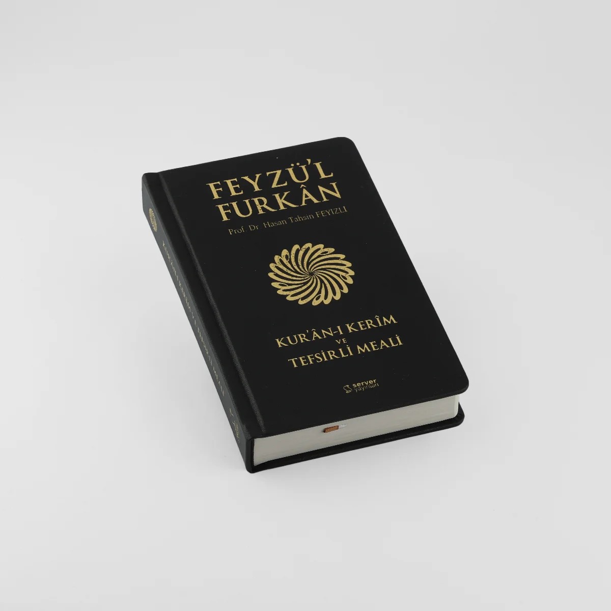 Feyzü'l Furkan Kur'ân-ı Kerîm ve Tefsirli Meali (Sempatik Cep Boy - Hakiki Deri Ciltli)