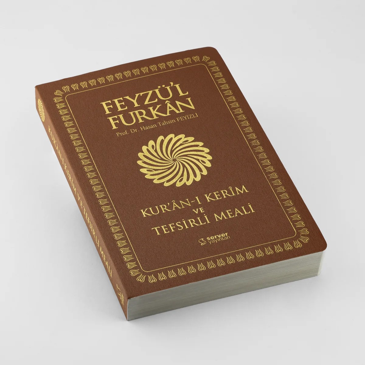 Feyzü'l Furkan Kur'ân-ı Kerîm ve Tefsirli Meali (Büyük Boy - Mushaf ve Meal - İNCE CİLT) TABA
