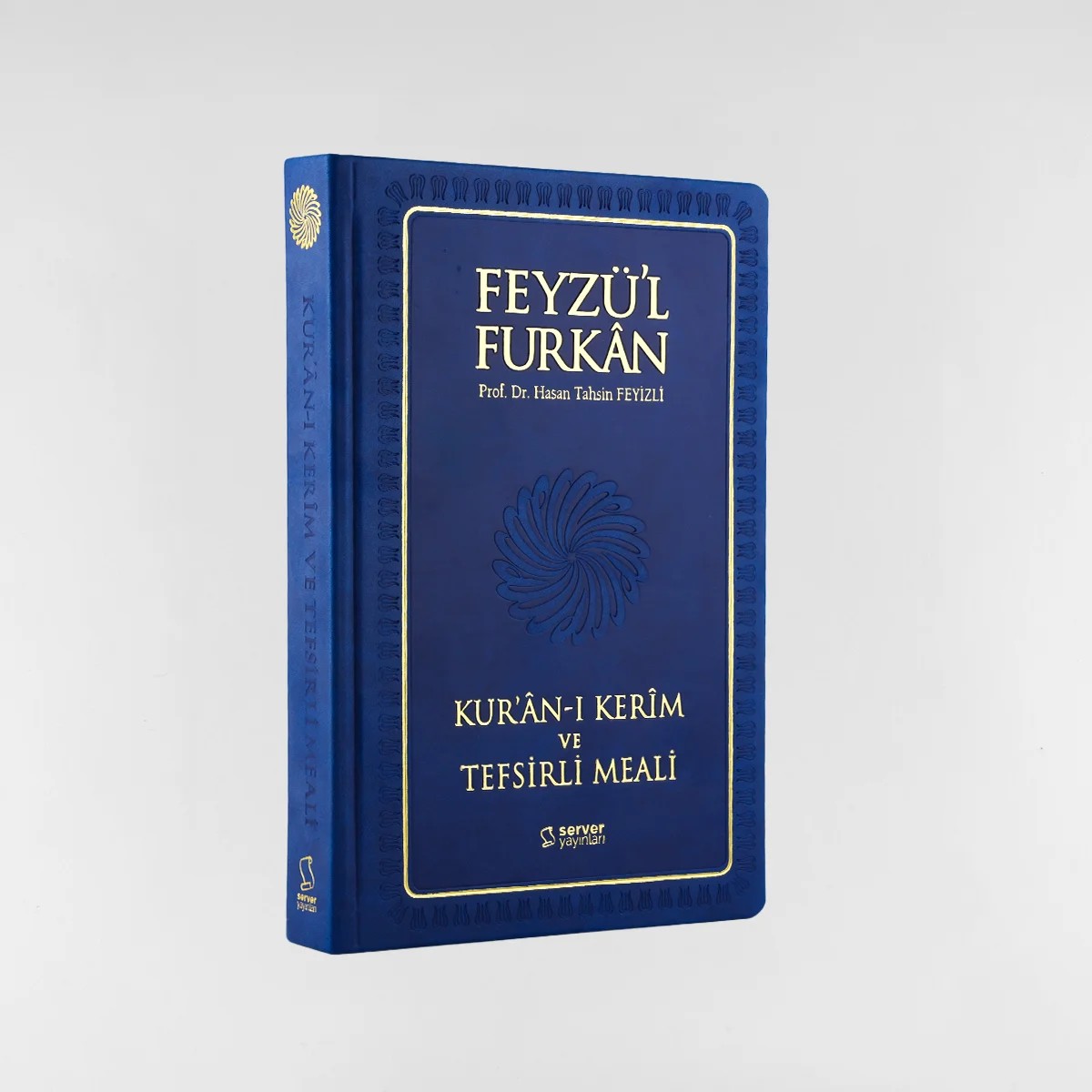 Feyzü'l Furkan Kur'ân-ı Kerîm ve Tefsirli Meali (Büyük Boy - Mushaf ve Meal - Ciltli) LACİVERT