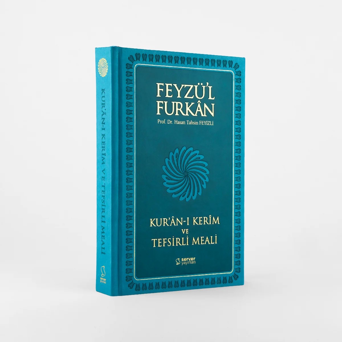 Feyzü'l Furkan Kur'ân-ı Kerîm ve Tefsirli Meali (Büyük Boy - Mushaf ve Meal - Mıklepli Ciltli) TURKUAZ