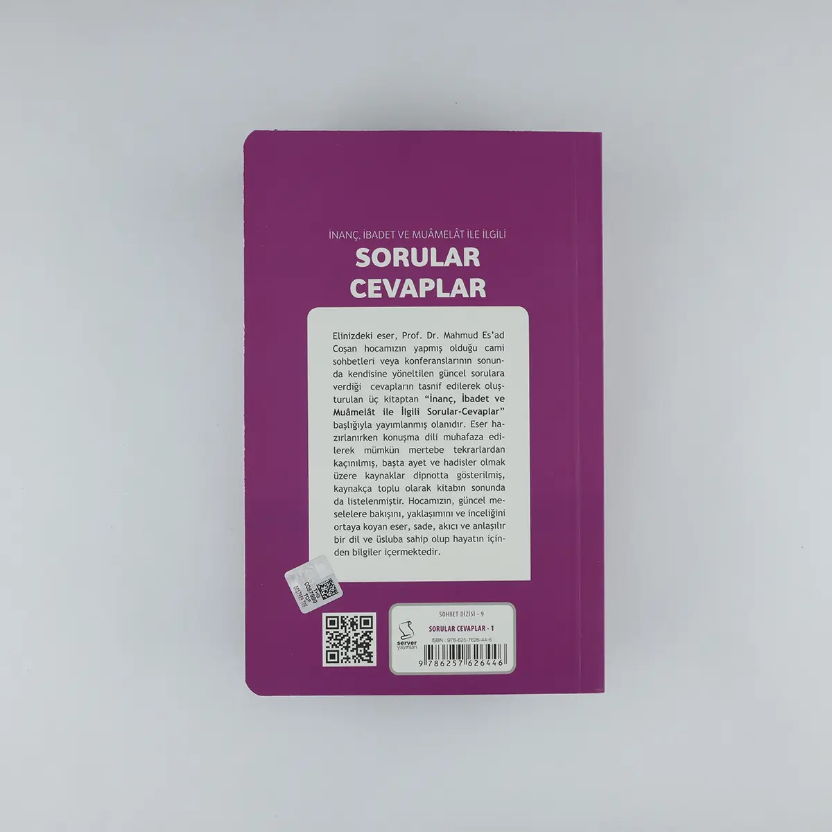 İNANÇ, İBADET VE MUÂMELÂT İLE İLGİLİ SORULAR-CEVAPLAR - 1