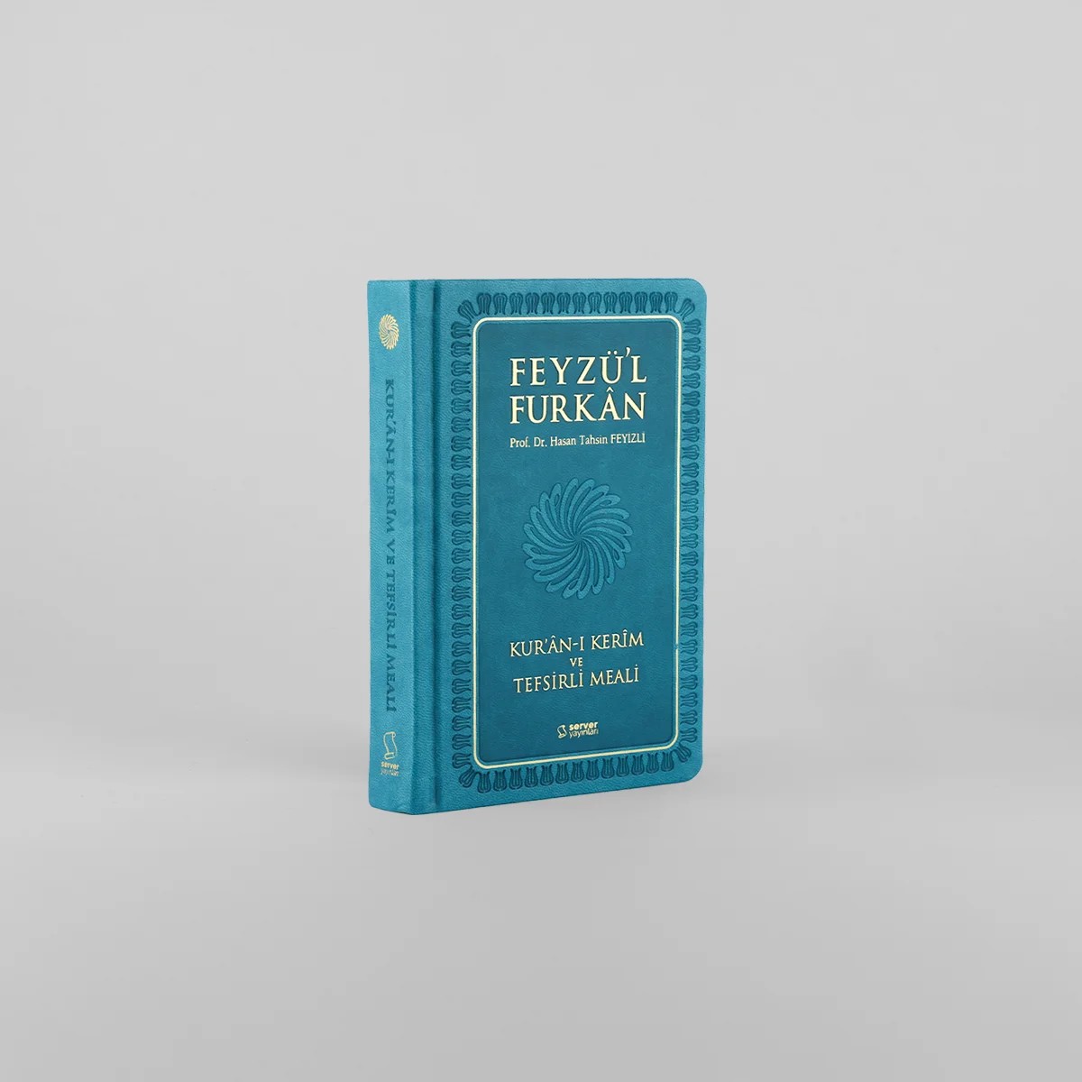 Feyzü'l Furkan Kur'an-ı Kerim ve Tefsirli Meali (Sempatik Cep Boy - Ciltli) Turkuaz