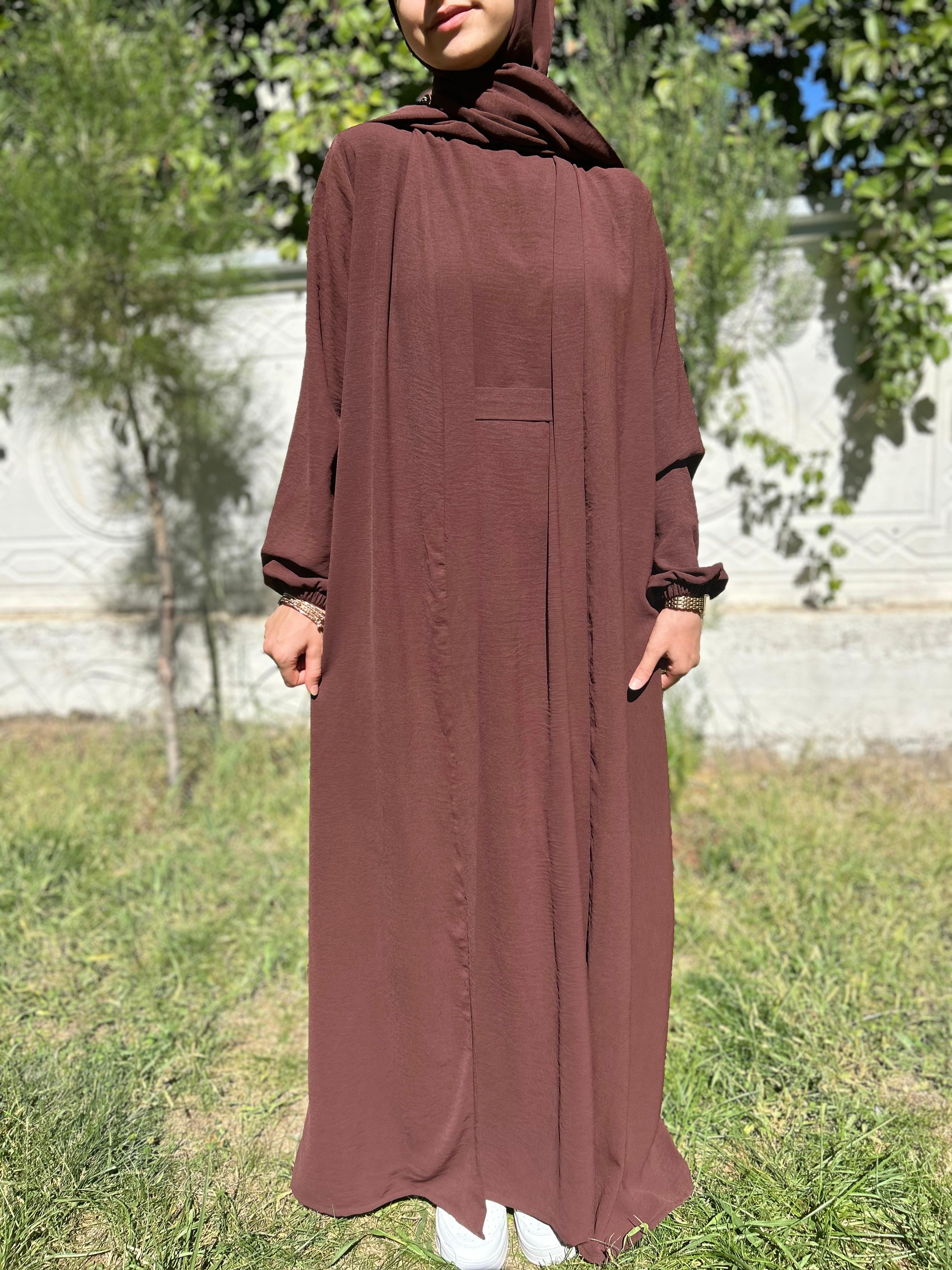 Acı Kahve Abaya Takım