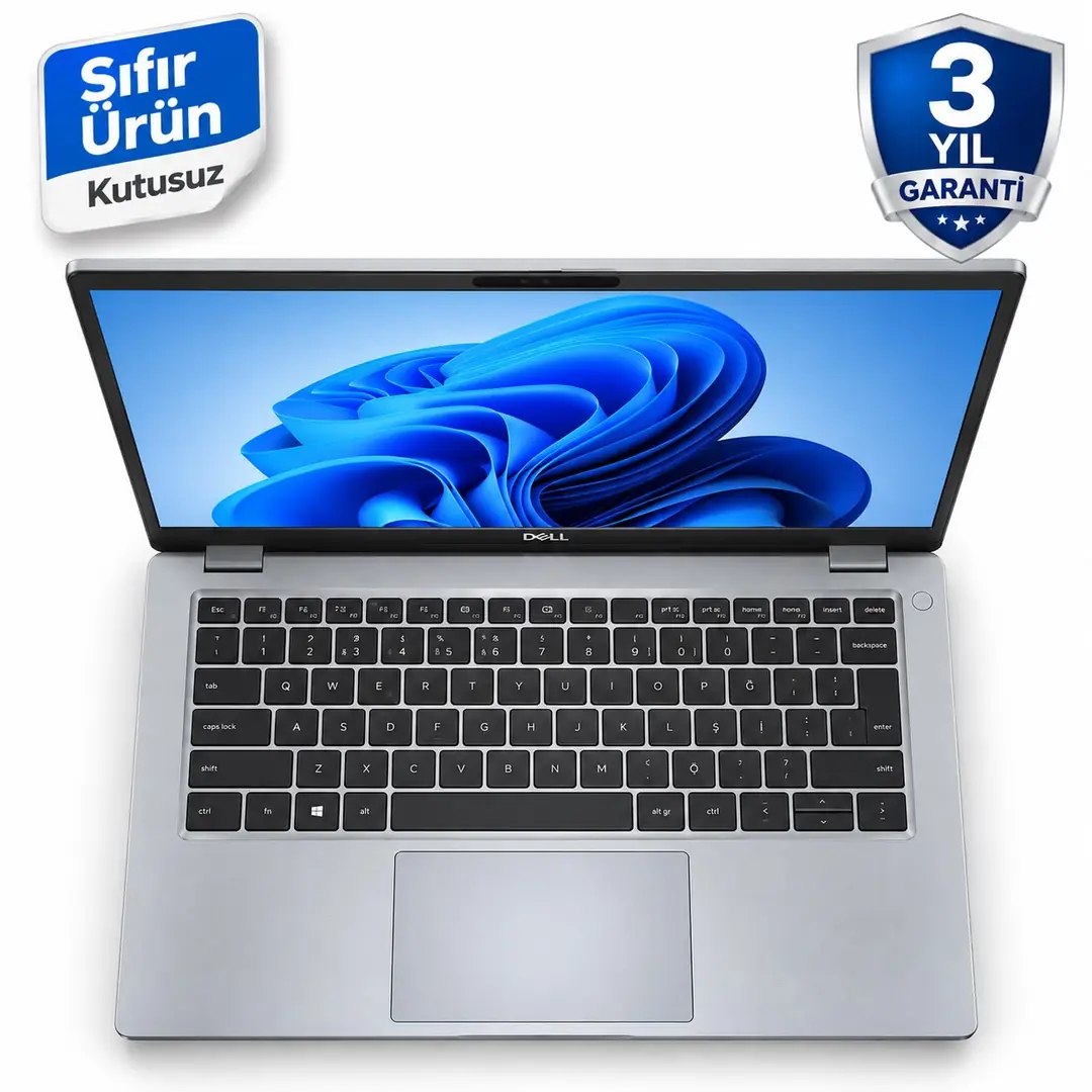 Dell Pro 14 PC14250 Intel Core Ultra 5 235U 32GB RAM 512GB SSD 14″ FHD+ Dokunmatik Ekran Orijinal Windows Profesyonel Laptop 3