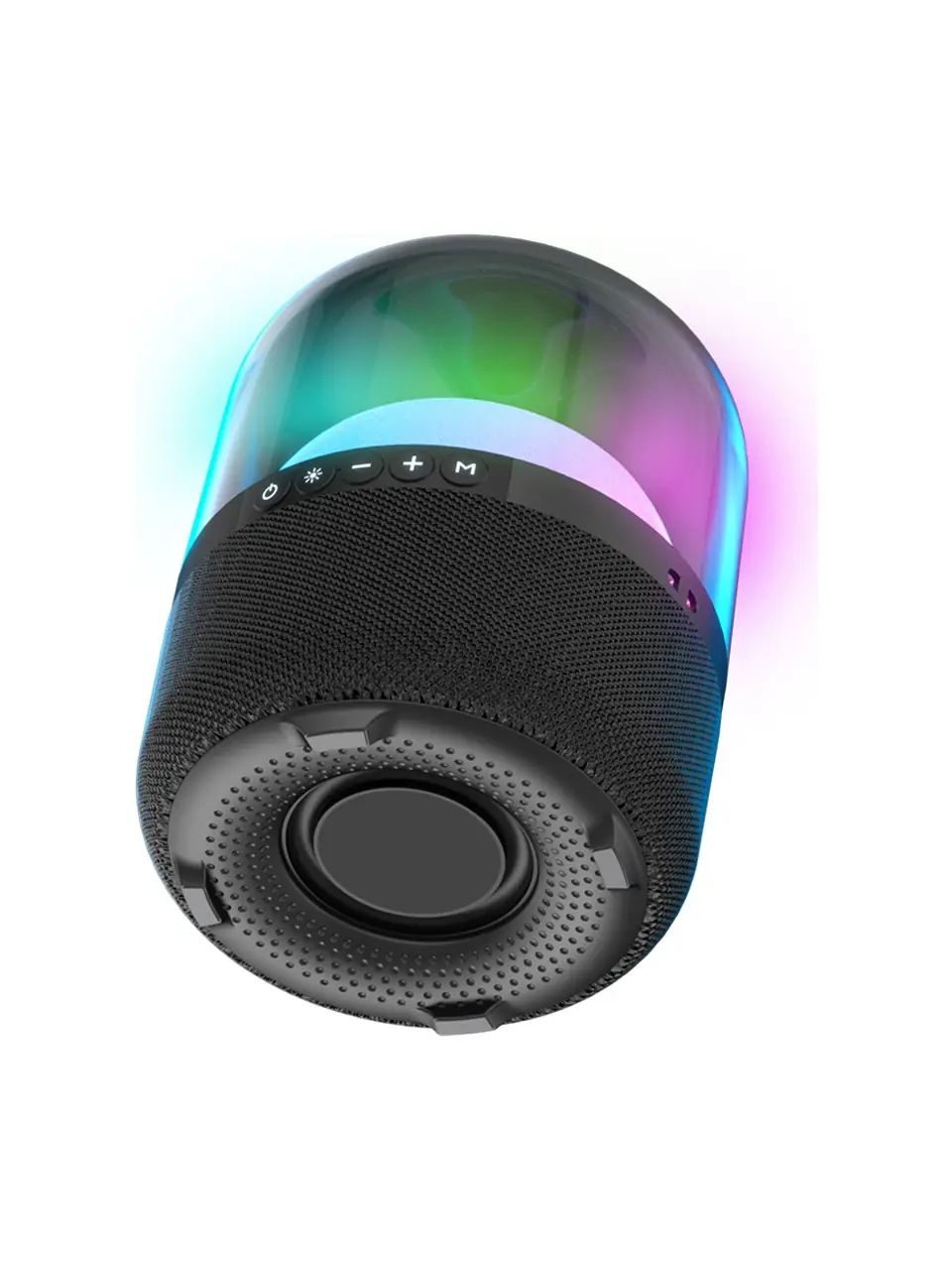 Lecoo RS19 Kablosuz 10W RGB Aydınlatmalı Bluetooth/USB/AUX/SD Kart Stereo Taşınabilir Hoparlör 9